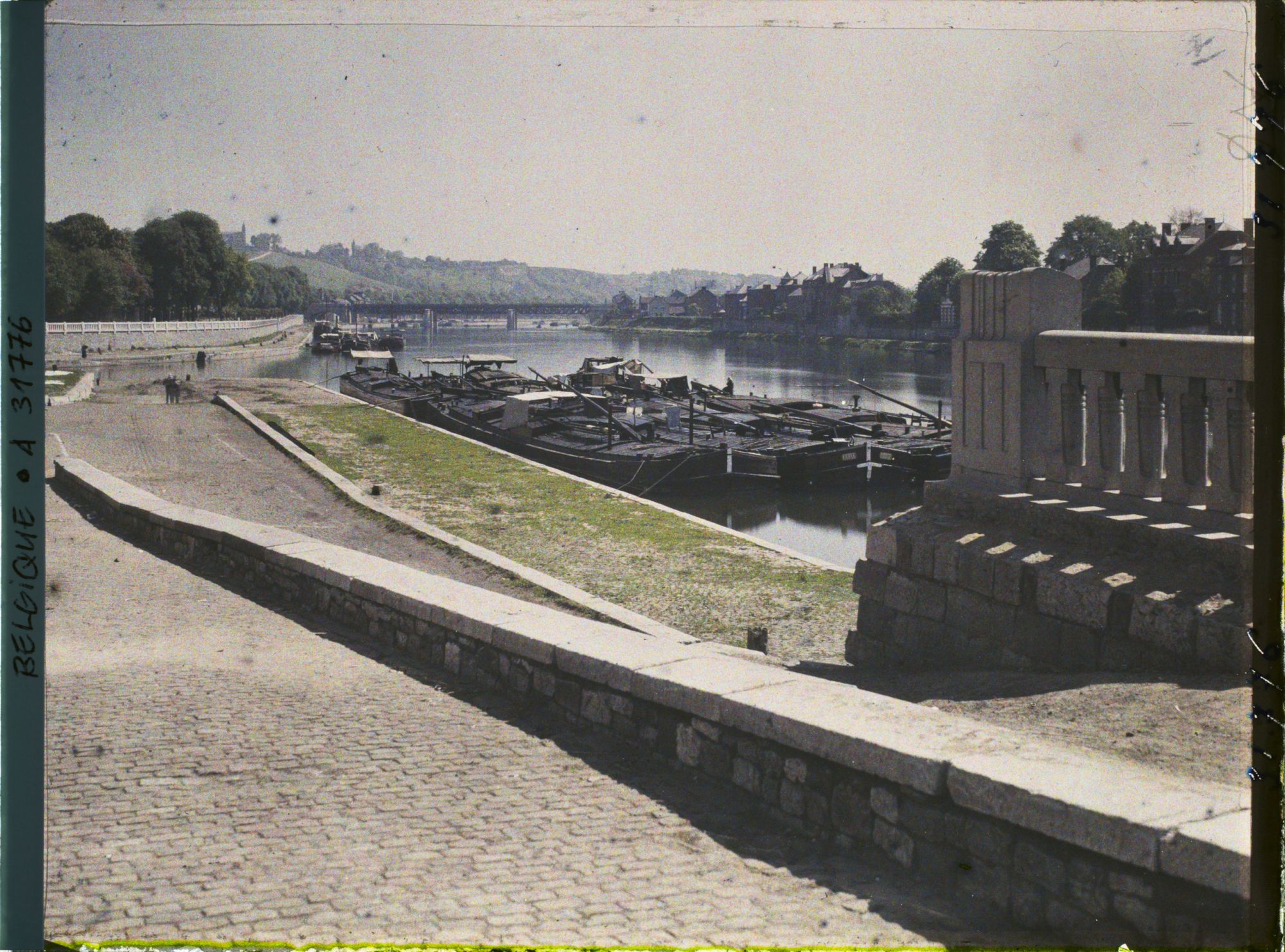 Image représentant Belgique, Namur, Vue vers le Confluent de La Sambre et de la Meuse