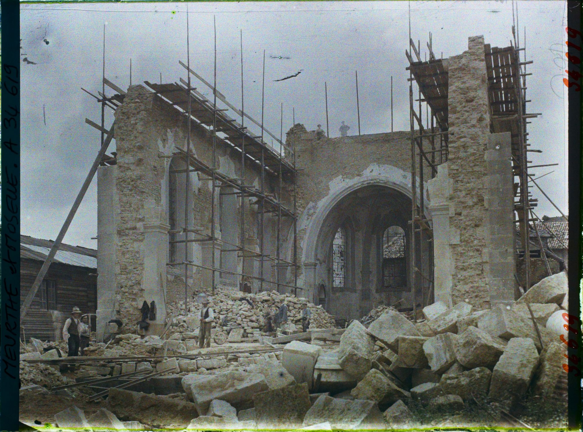 Image représentant France, Thiaucourt, Reconstructions rue de l'Eglise