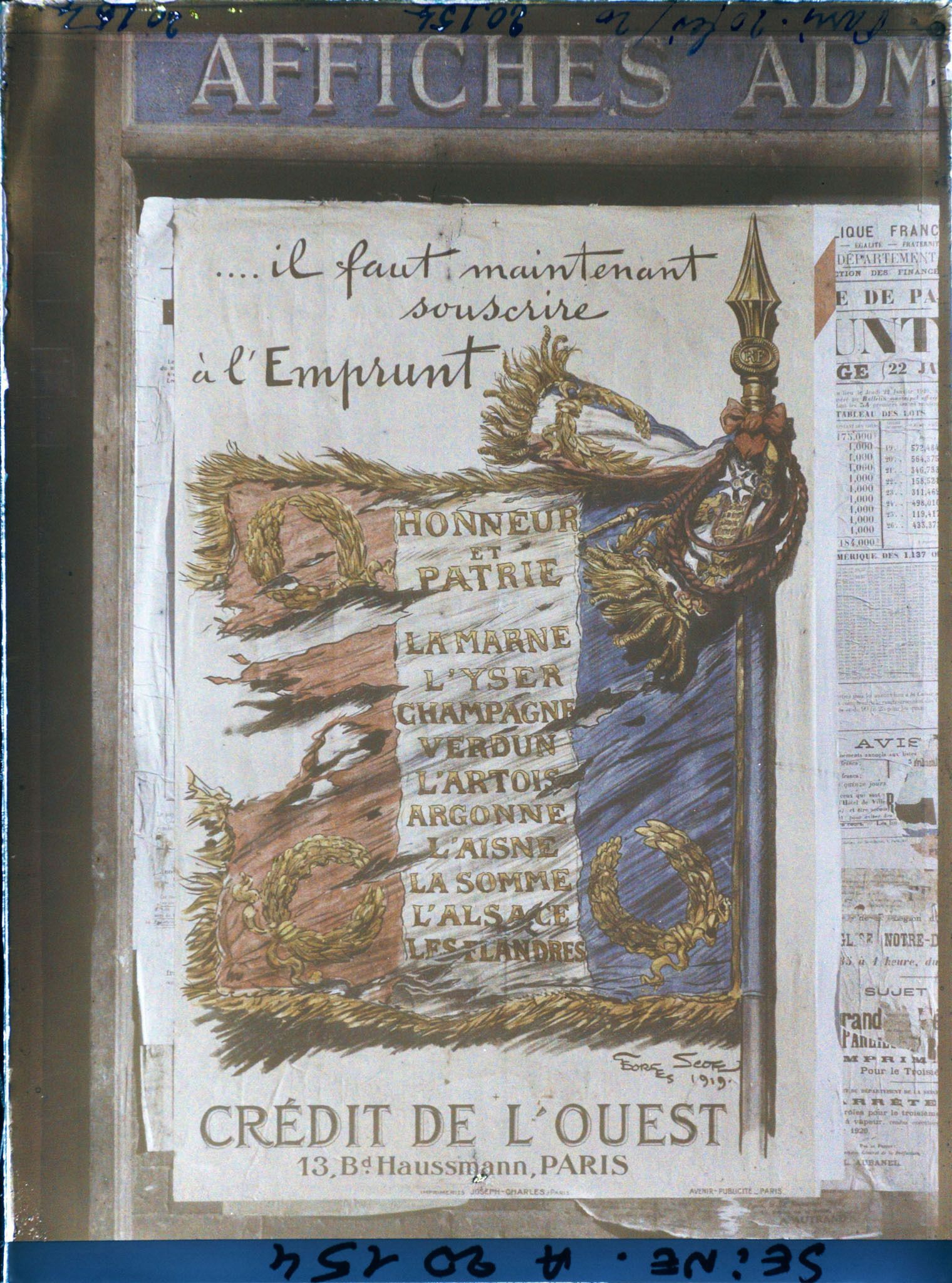 Image représentant Affiche de l'emprunt national de 1920, Crédit de l'Ouest