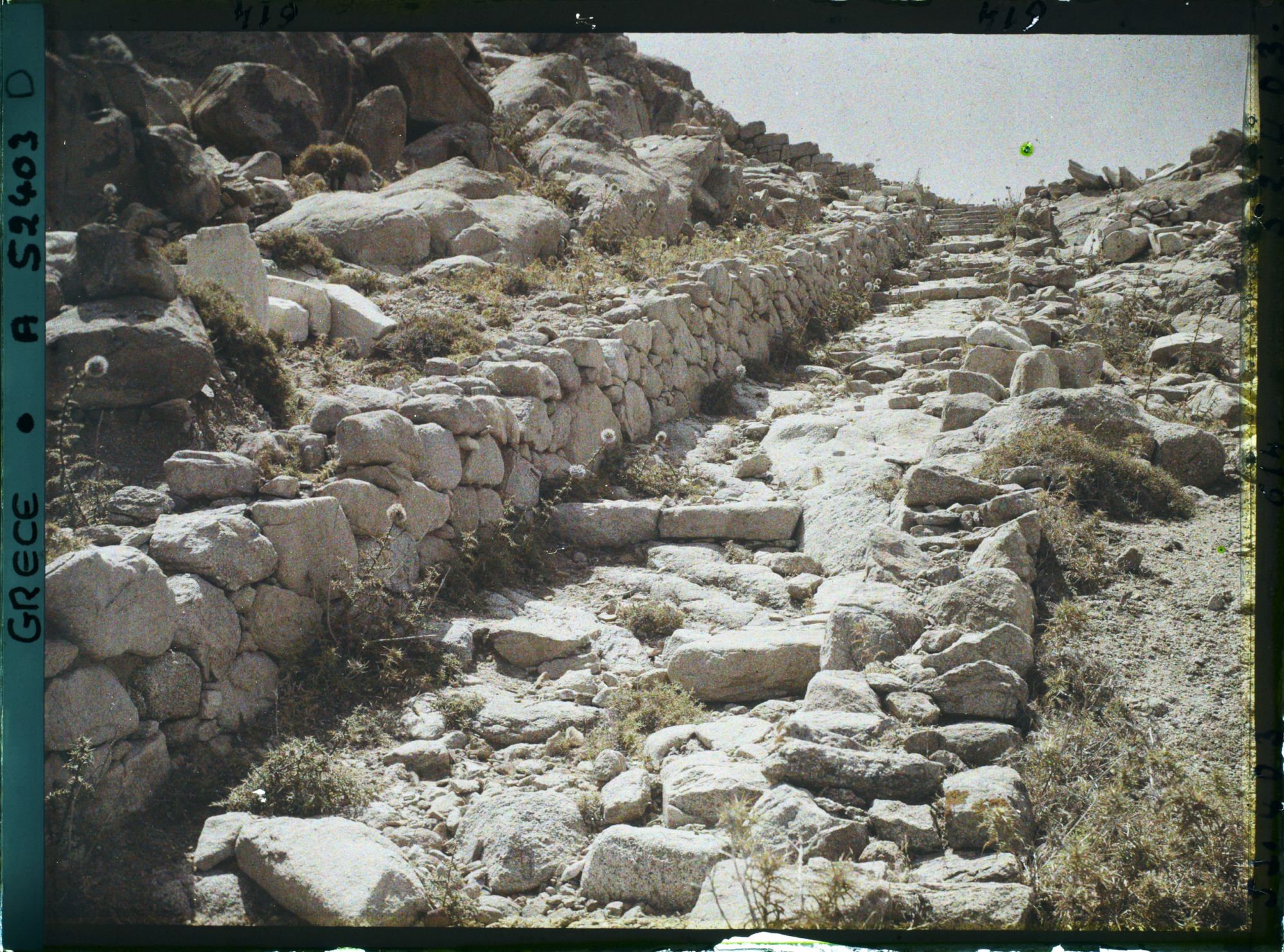 Image représentant La Voie Sacrée qui monte au Cynthe