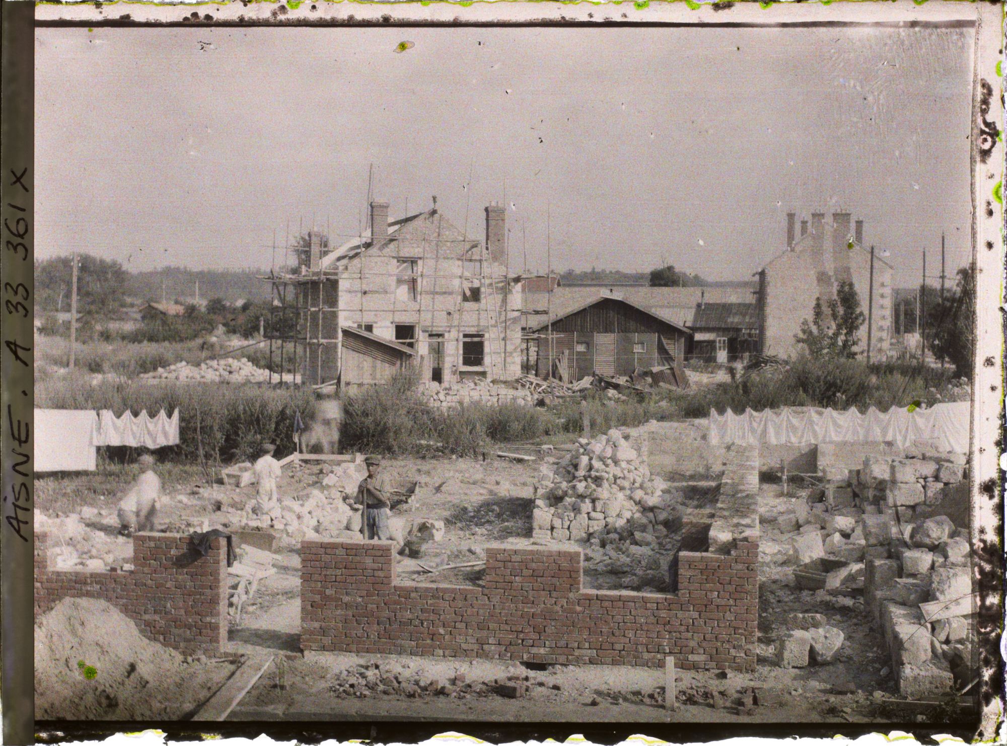 Image représentant France, Anizy le Château, Reconstructions