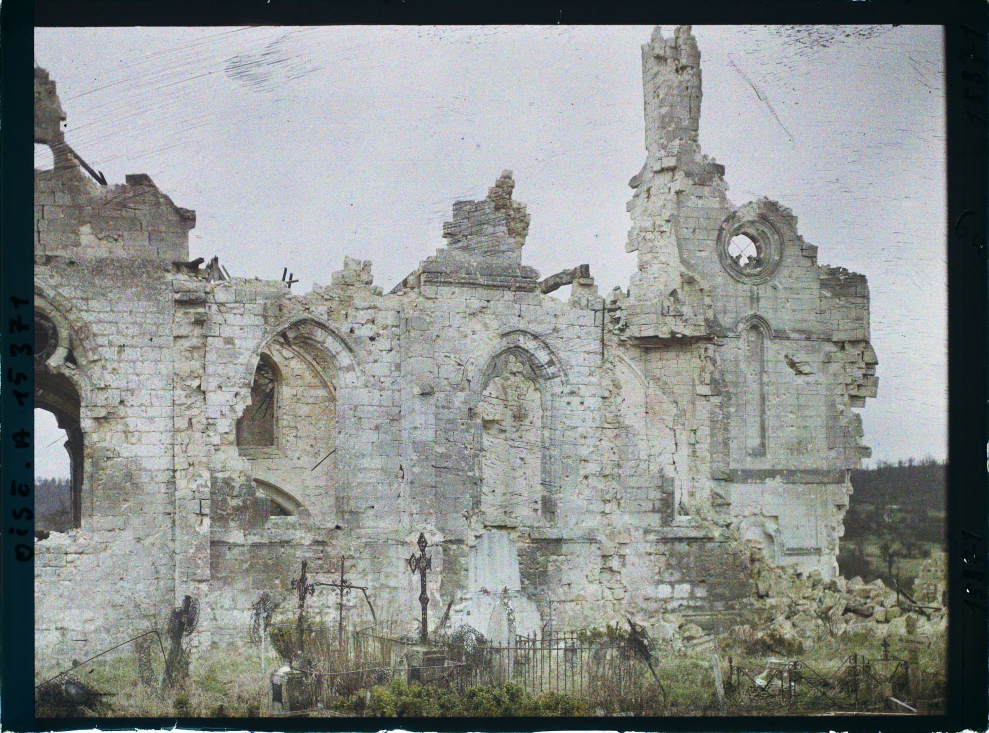 Image représentant France, Thiescourt, Guerre : L'Eglise de Thiescourt