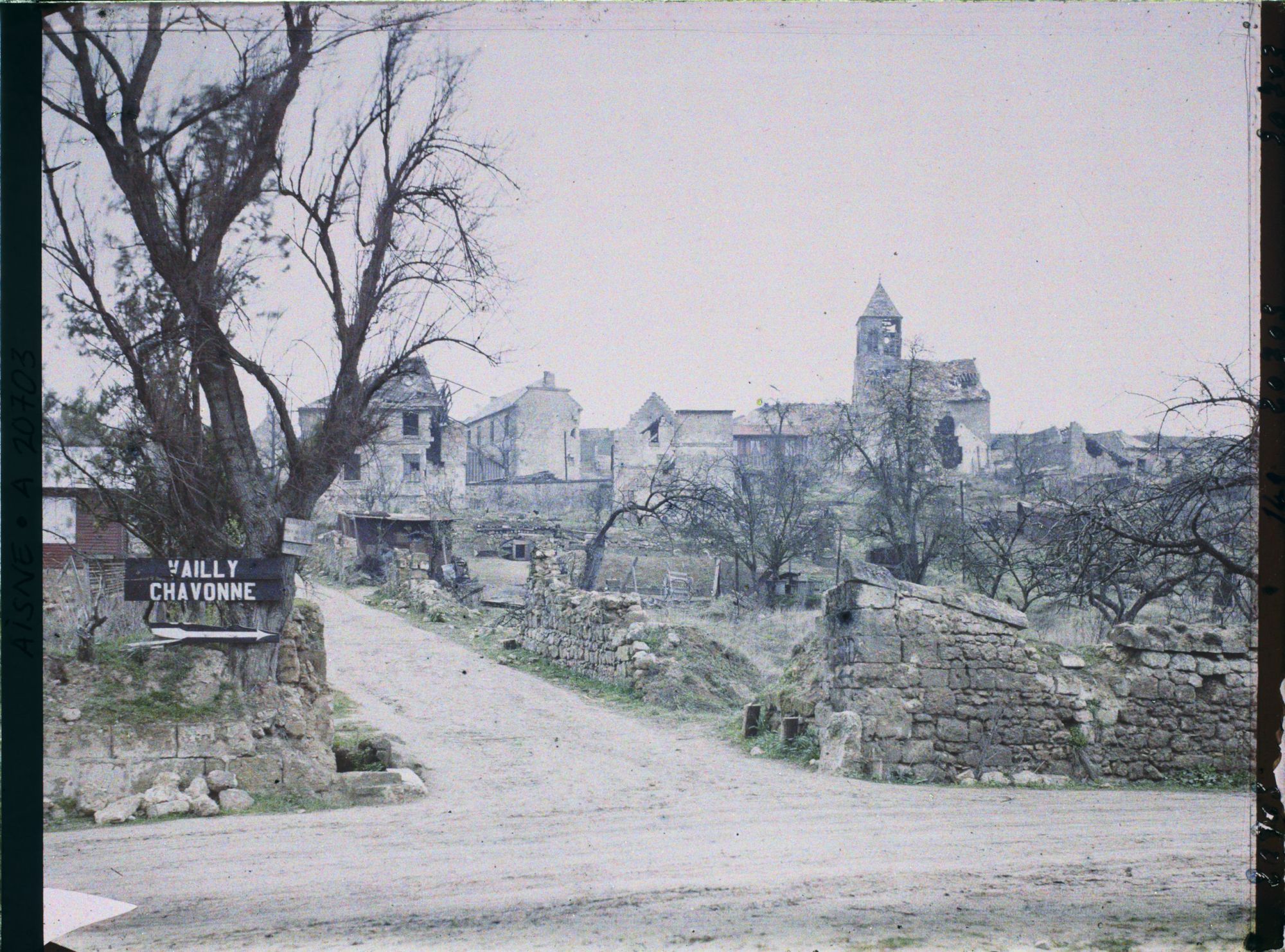 Image représentant France, Celles-s/Aisne, Vue du Village