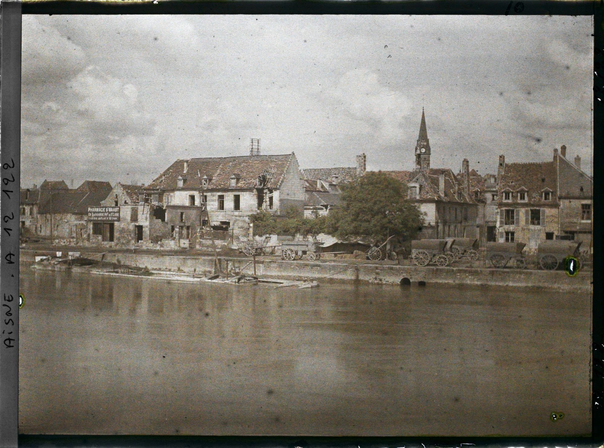 Image représentant Vue d'ensemble de Saint-Vaast, faubourg de Soissons