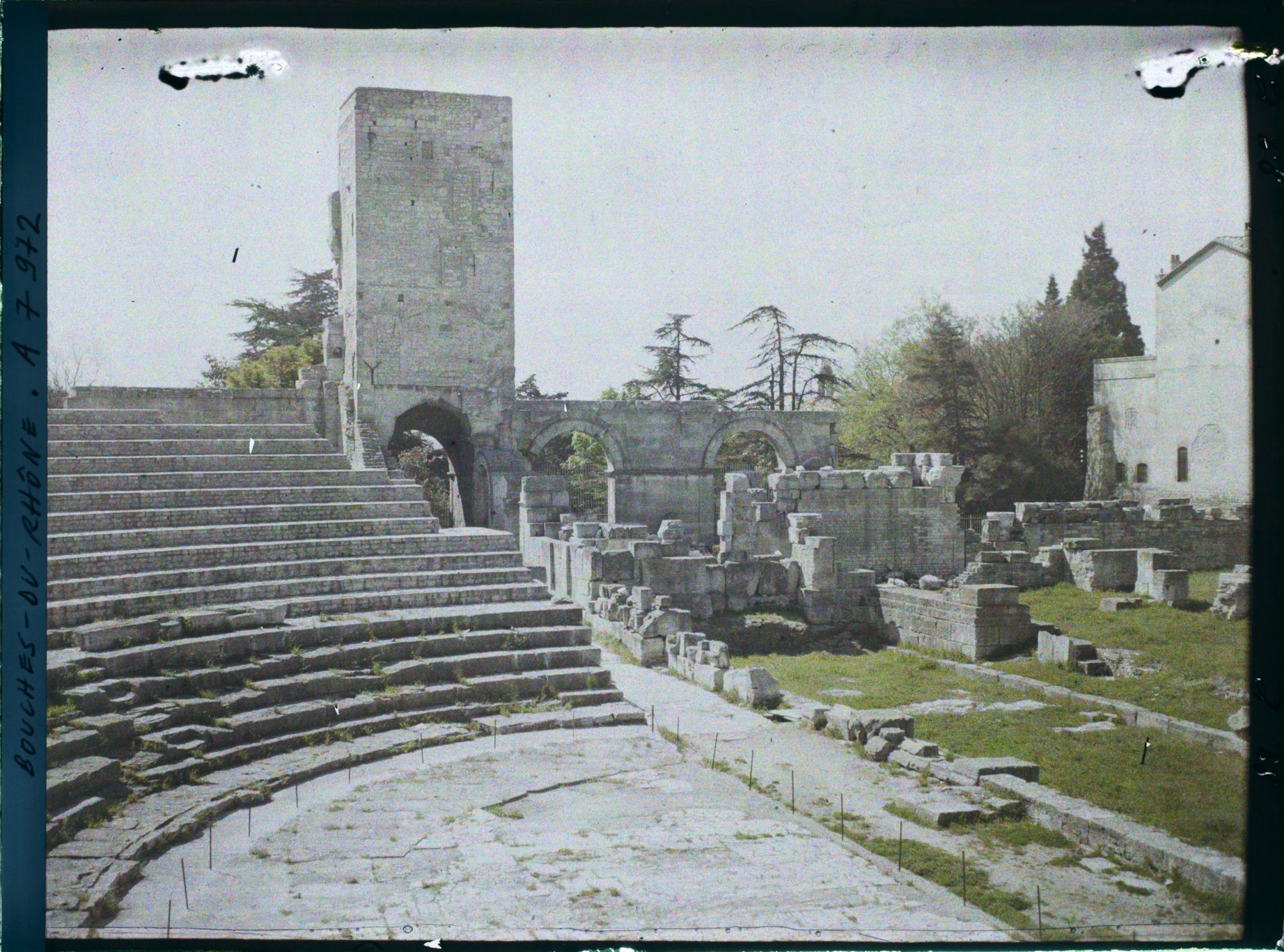 Image représentant Les gradins du théâtre antique