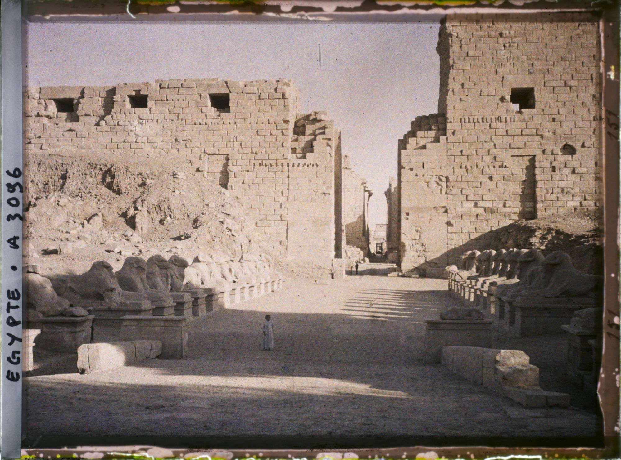 Image représentant Entrée ouest du temple d'Amon-Râ