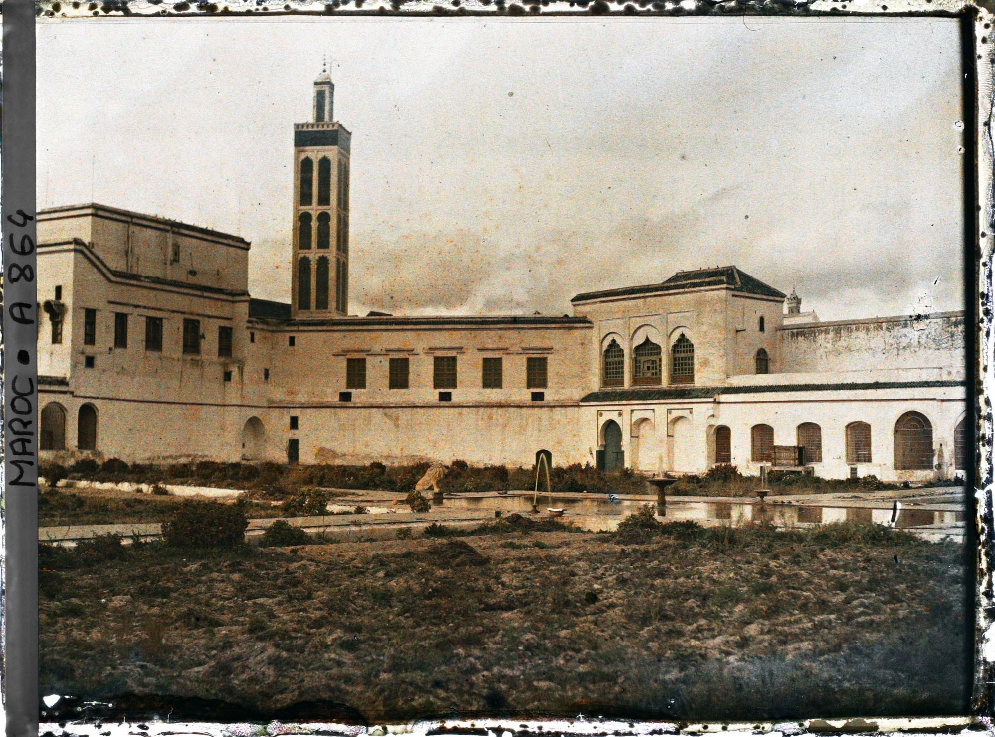 Image représentant La cour de la ménagerie de Dar el Makhzen (Palais al Makhzen)