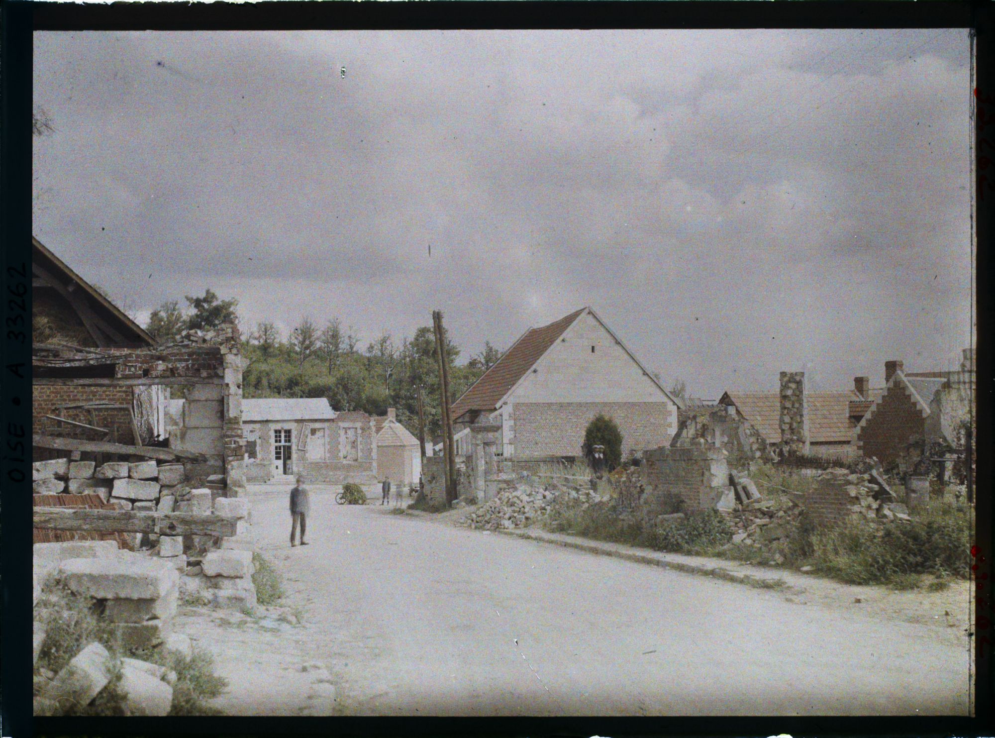 Image représentant France, Roye s/ Matz, Vue prise de la route de Lassigny