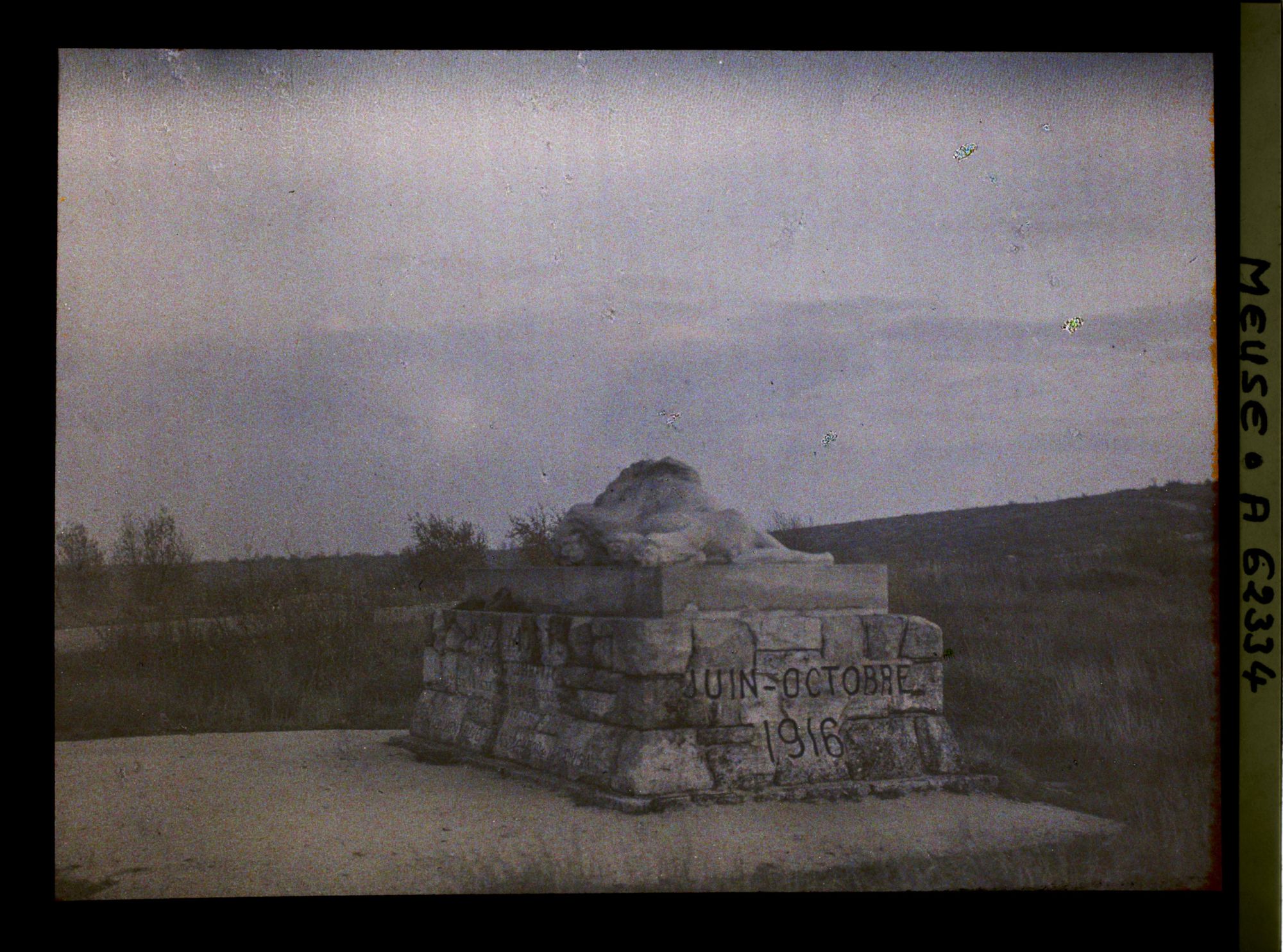 Image représentant Meuse, Douaumont, point marque la limite extrême de l'avance Allemande sur Verdun