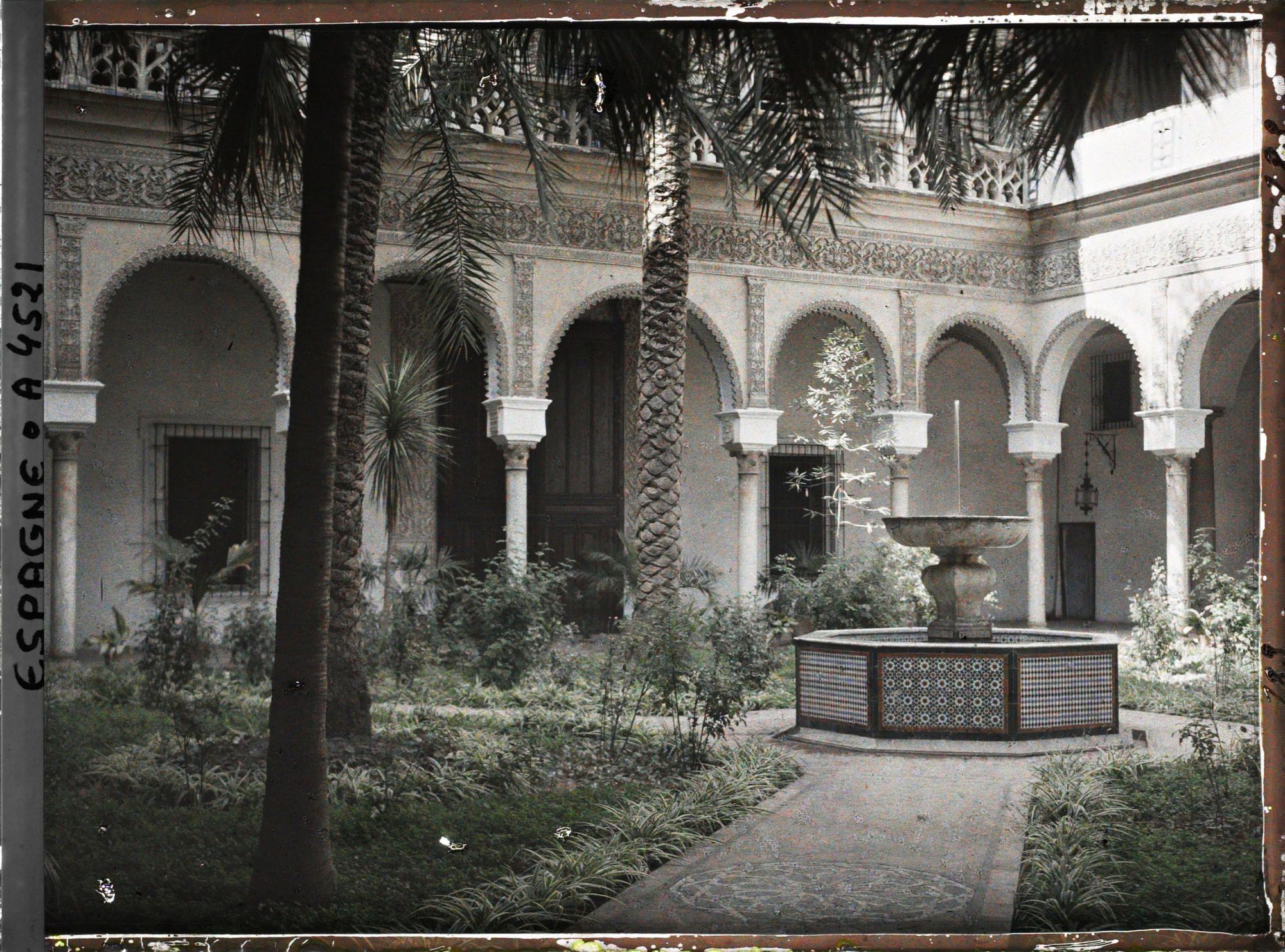 Image représentant Espagne, Séville, Patio de la Mon du Duque de Alba