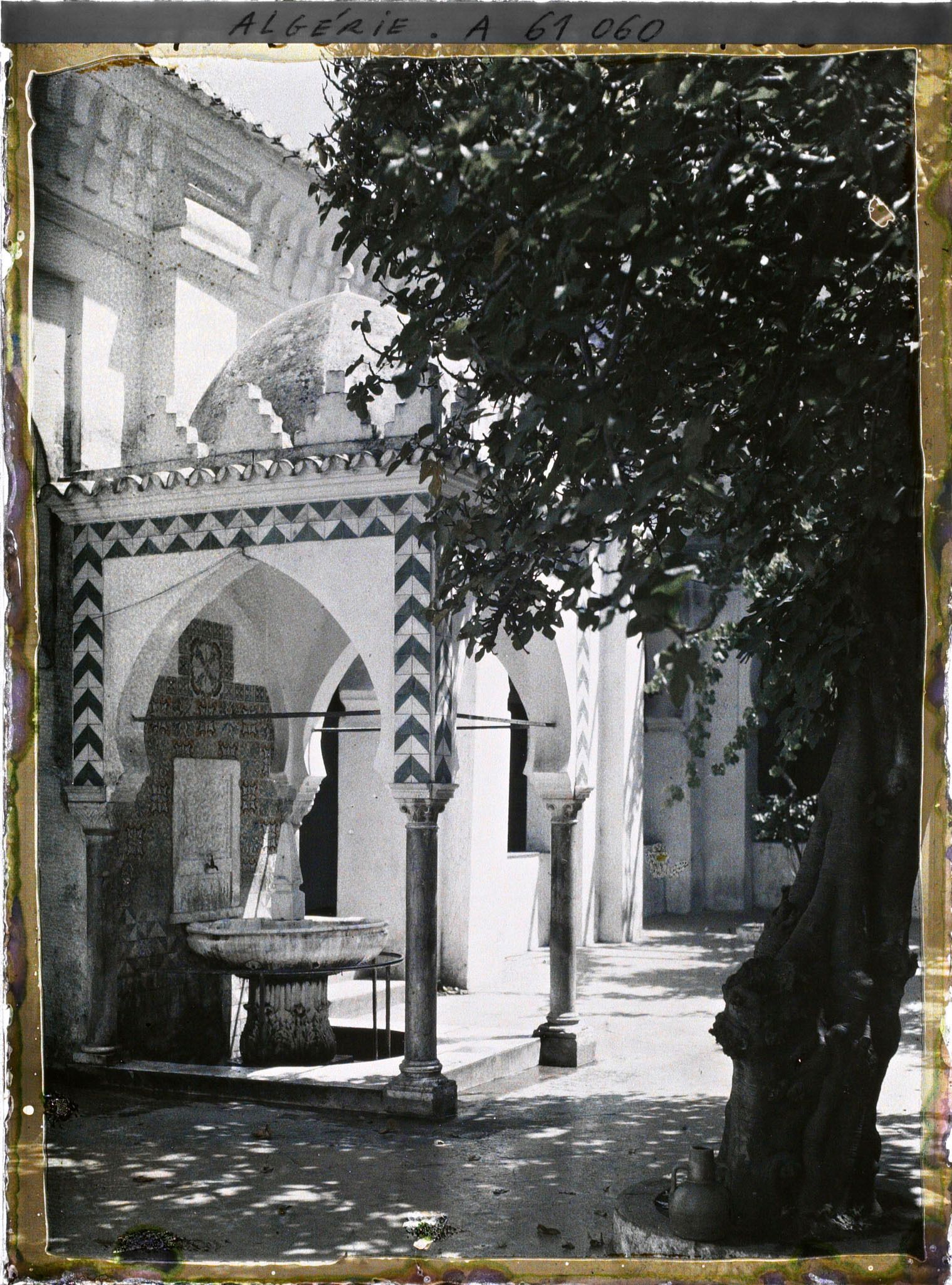 Image représentant La fontaine aux ablutions de la grande mosquée