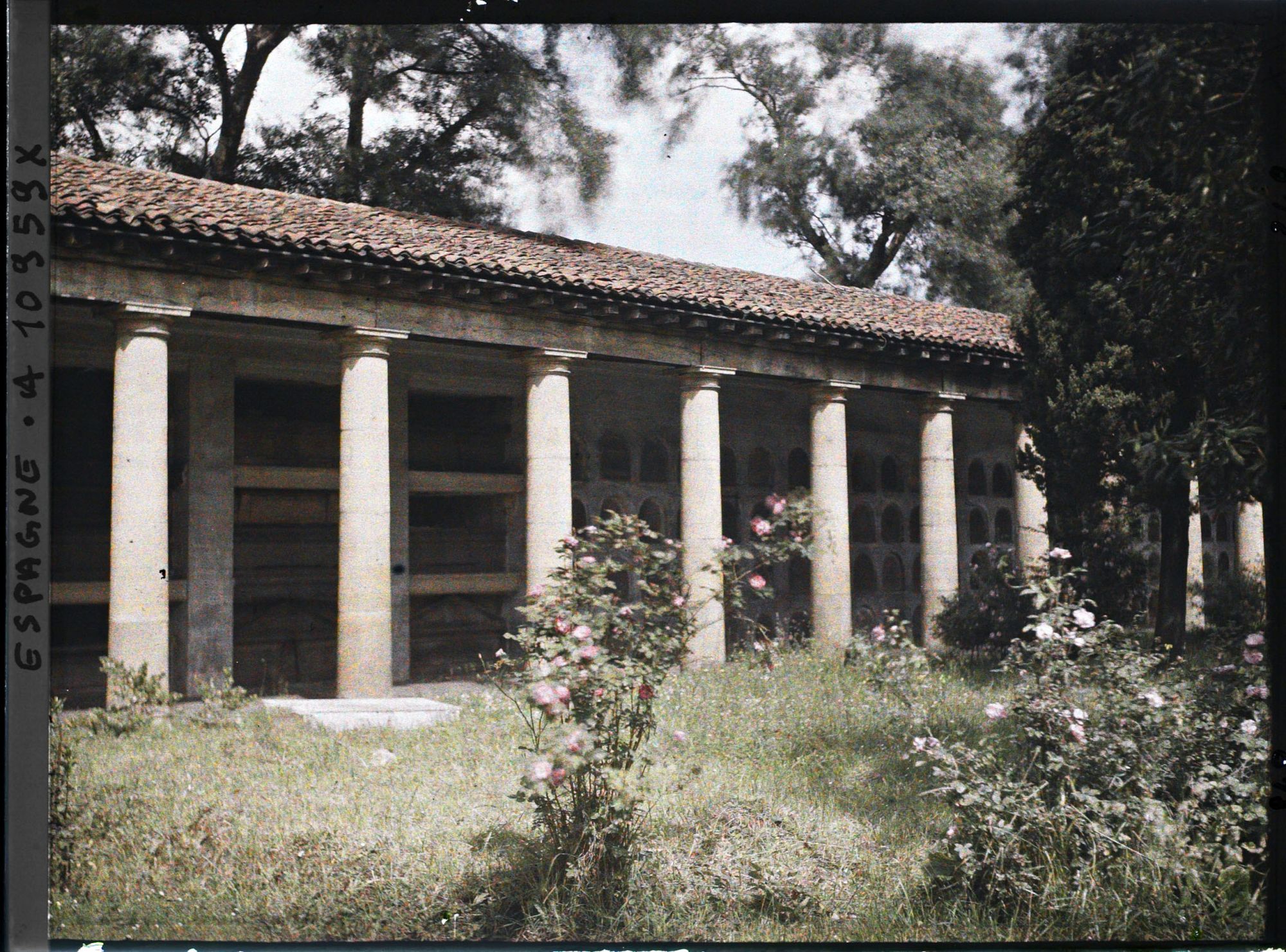 Image représentant Espagne, Bilbao, L'ancien Cimetière de Bilbao, La Colonnade et les niches
