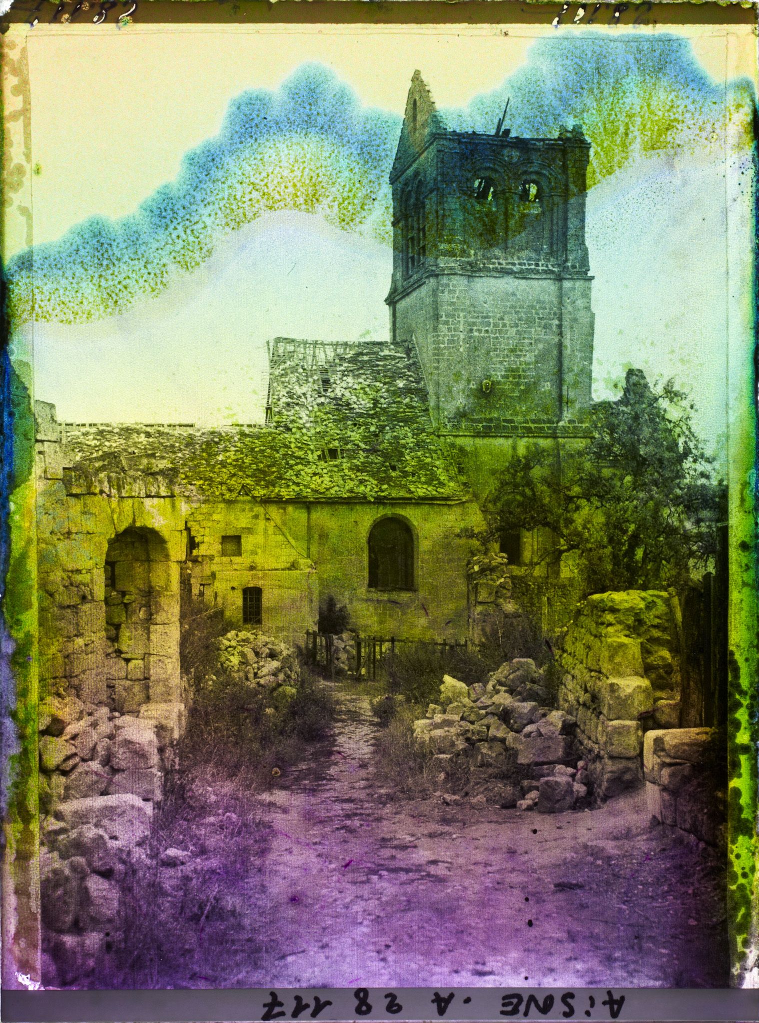 Image représentant France, Saconin-et-Breuil, Clocher et partie Sud de l'Eglise