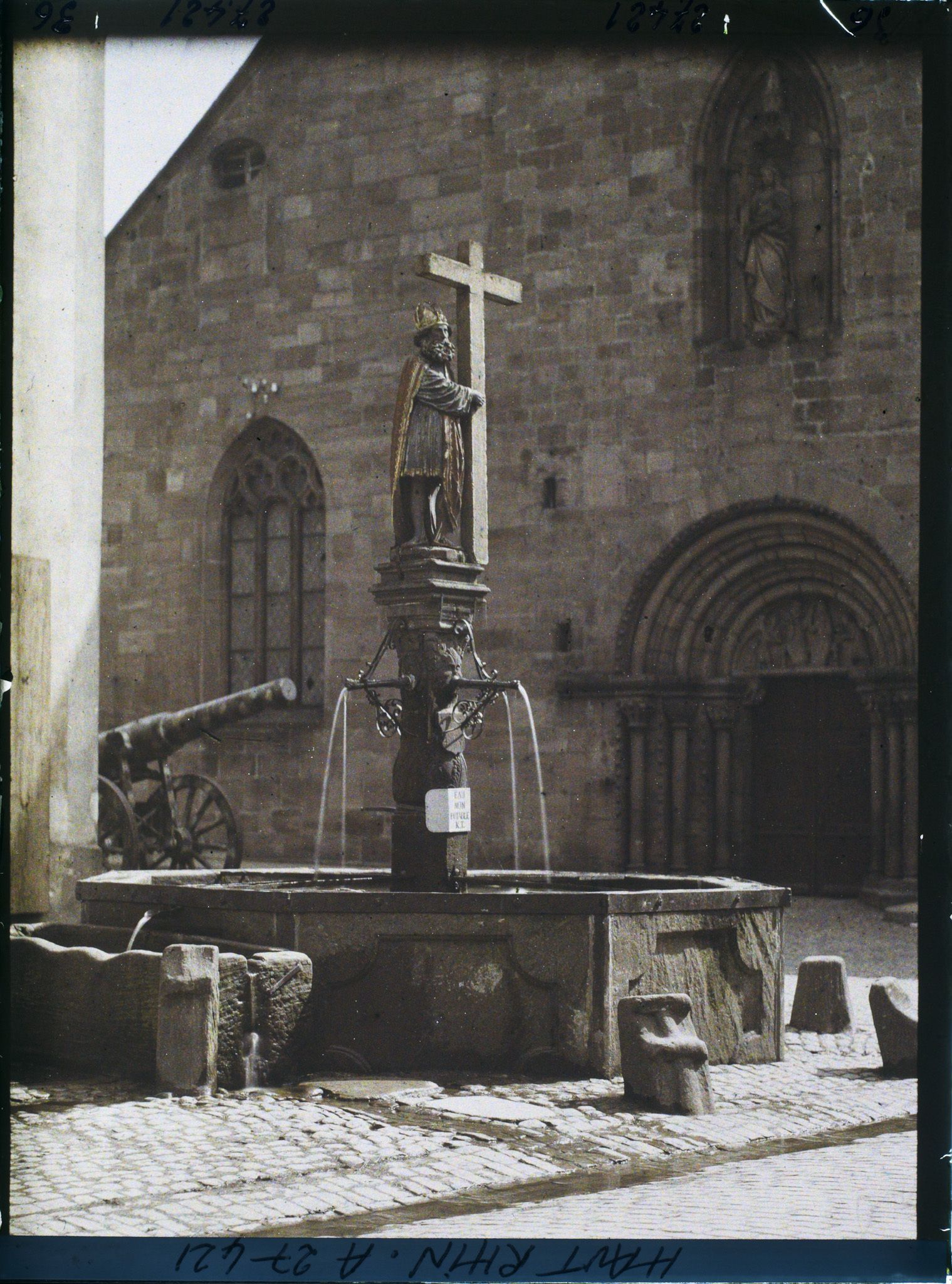 Image représentant France, Kaysersberg, La vieille fontaine