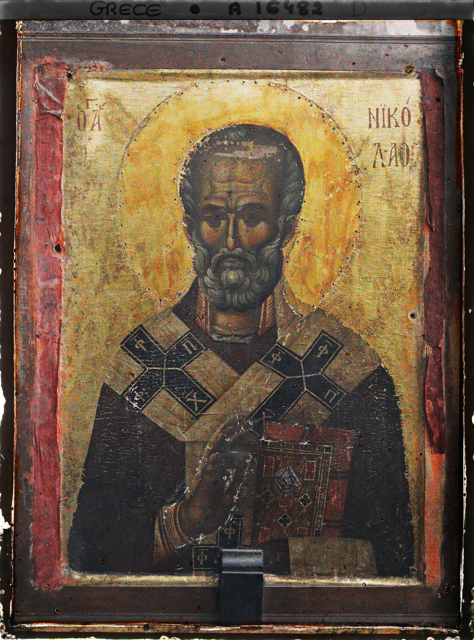 Image représentant Turquie, Hilendar, Icone Troicroutchitsa (St Nicolas)