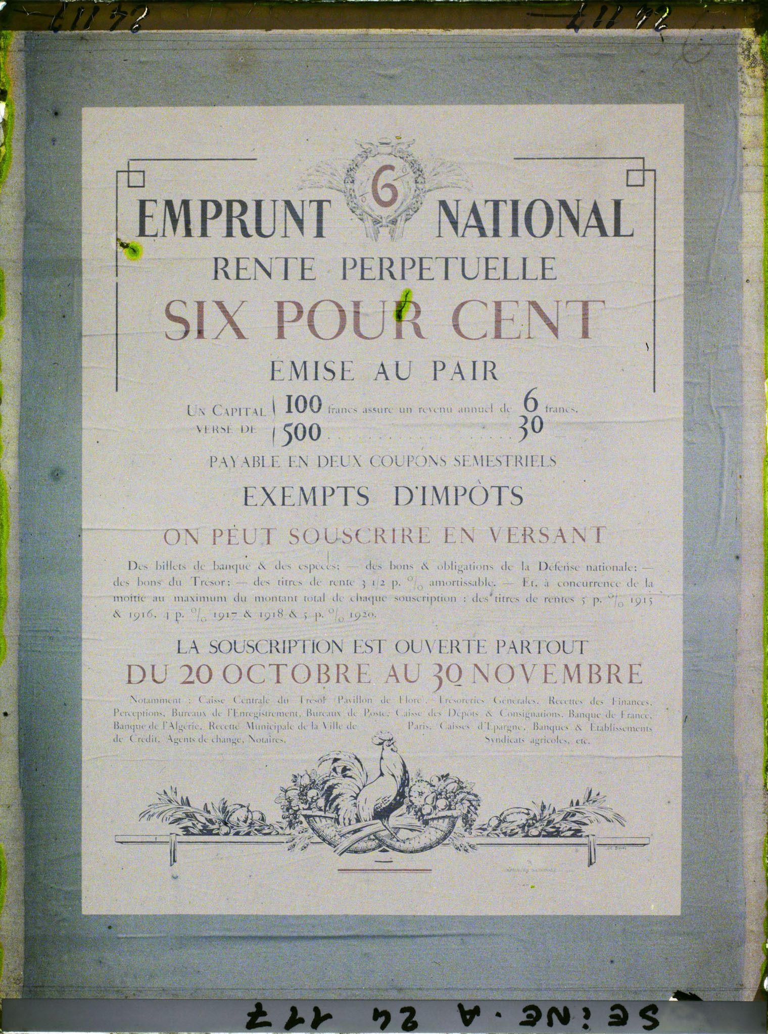 Image représentant Affiche de l'emprunt national de 1920
