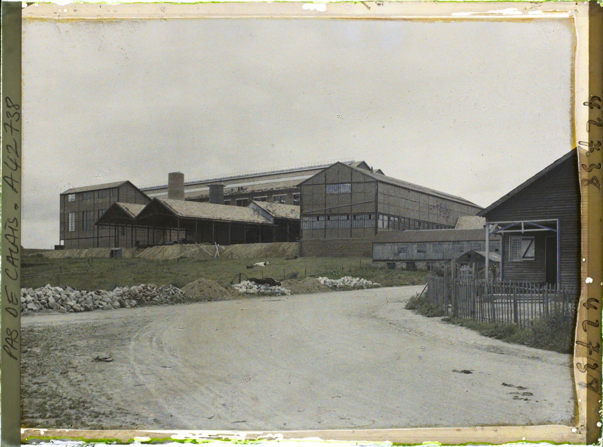 Image représentant France, Boisleux, Sucrerie en Construction