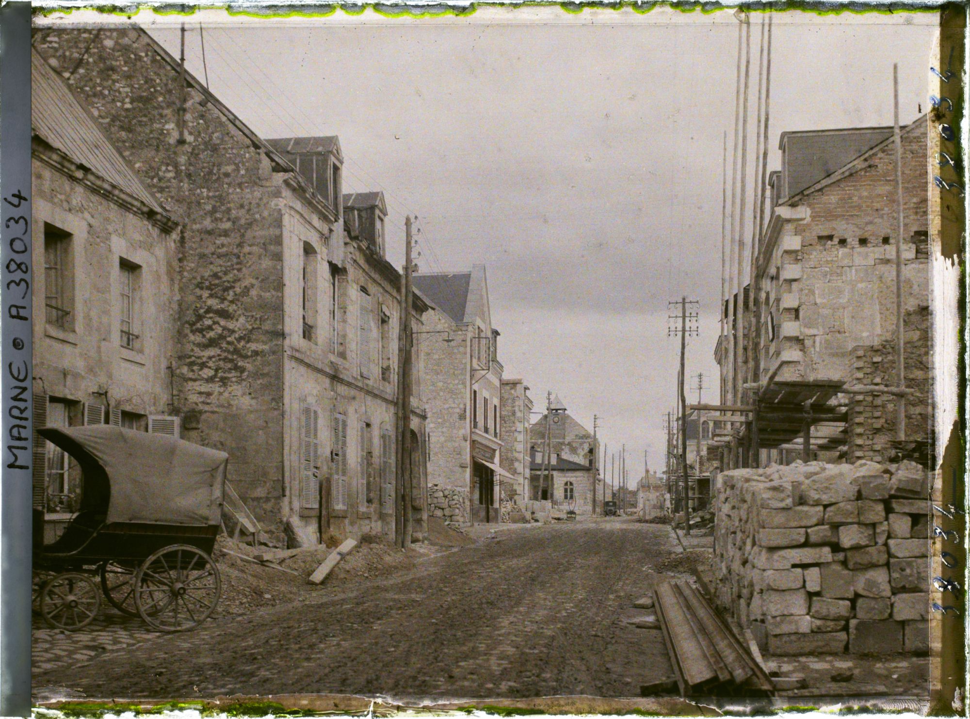 Image représentant France, Fismes, Reconstructions