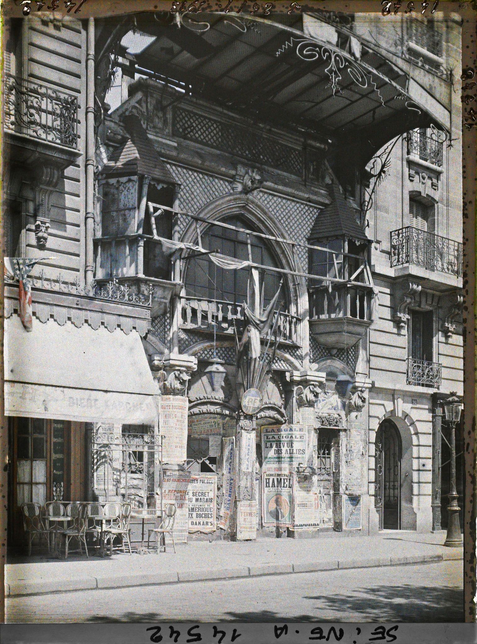 Image représentant L'Araignée au 100 Boulevard de Clichy, actuel théâtre des Deux-Ânes
