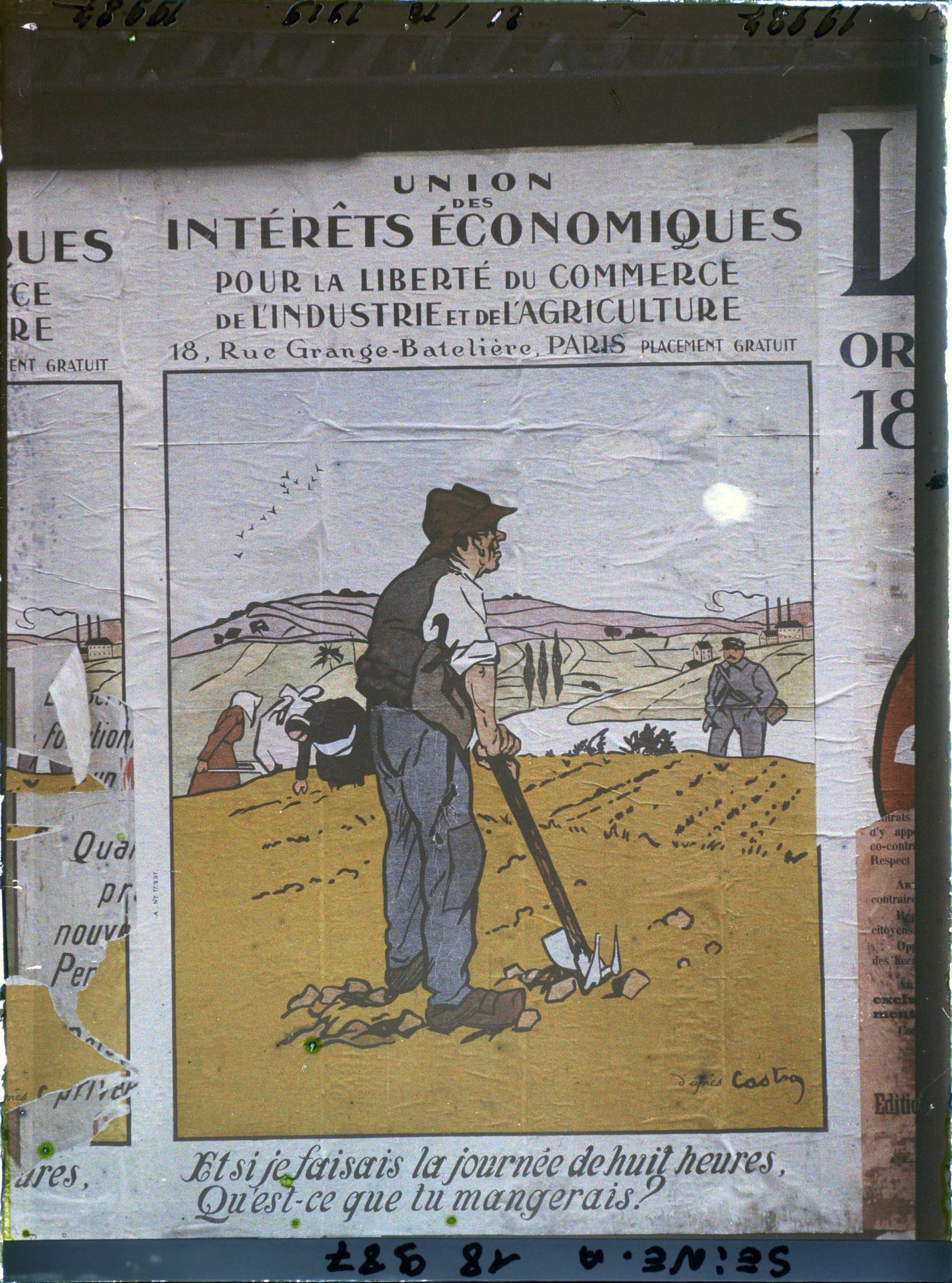 Image représentant Affiche de l'Union des Intérêts Economiques pour la liberté du commerce, de l'industrie et de l'agriculture