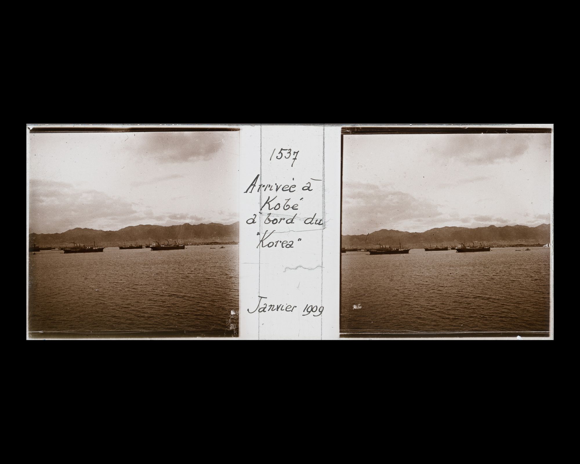 Image représentant Arrivée à Kobé à bord du "Koréa"