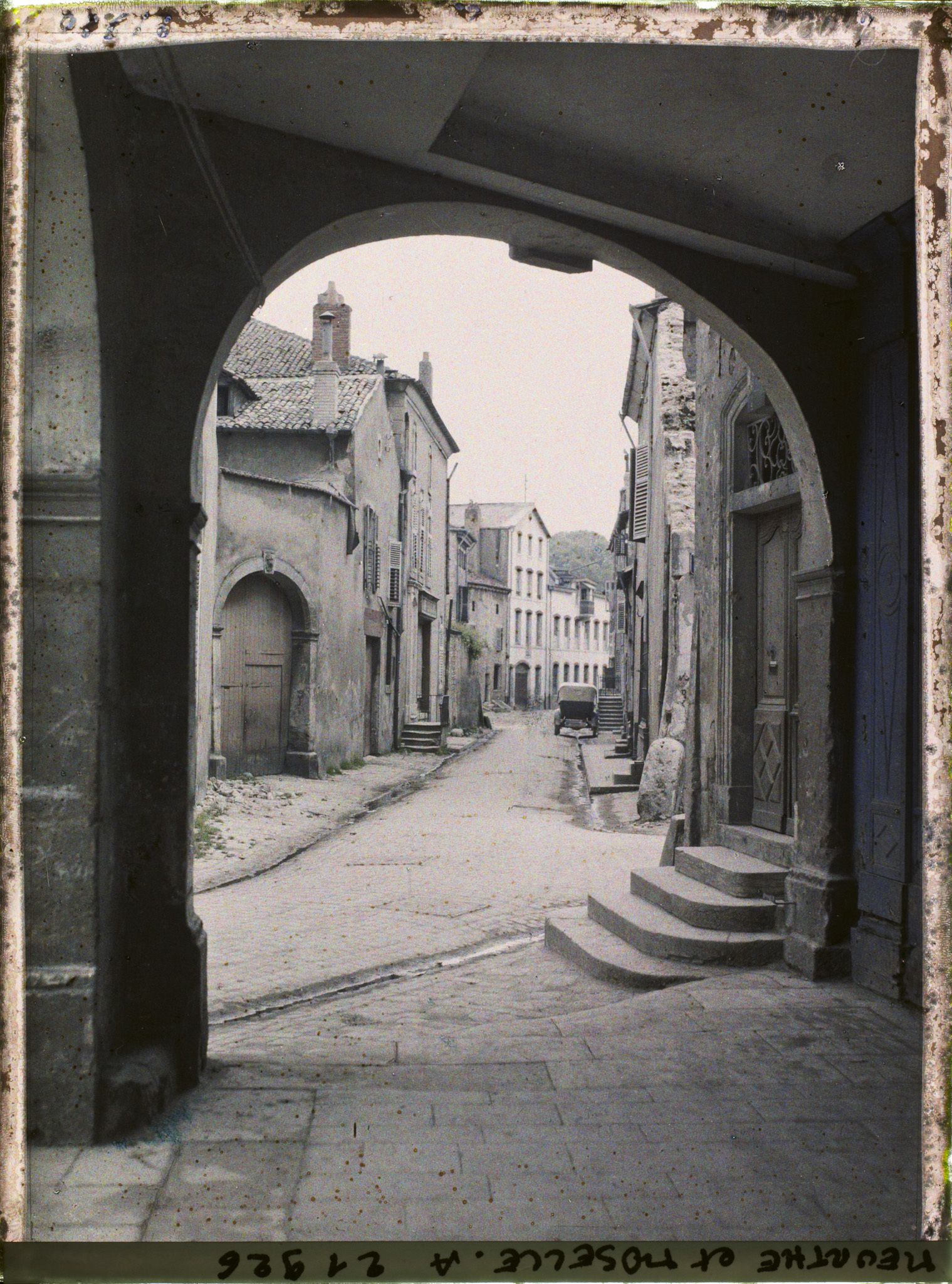 Image représentant France, Pont à Mousson, La rue Dufour