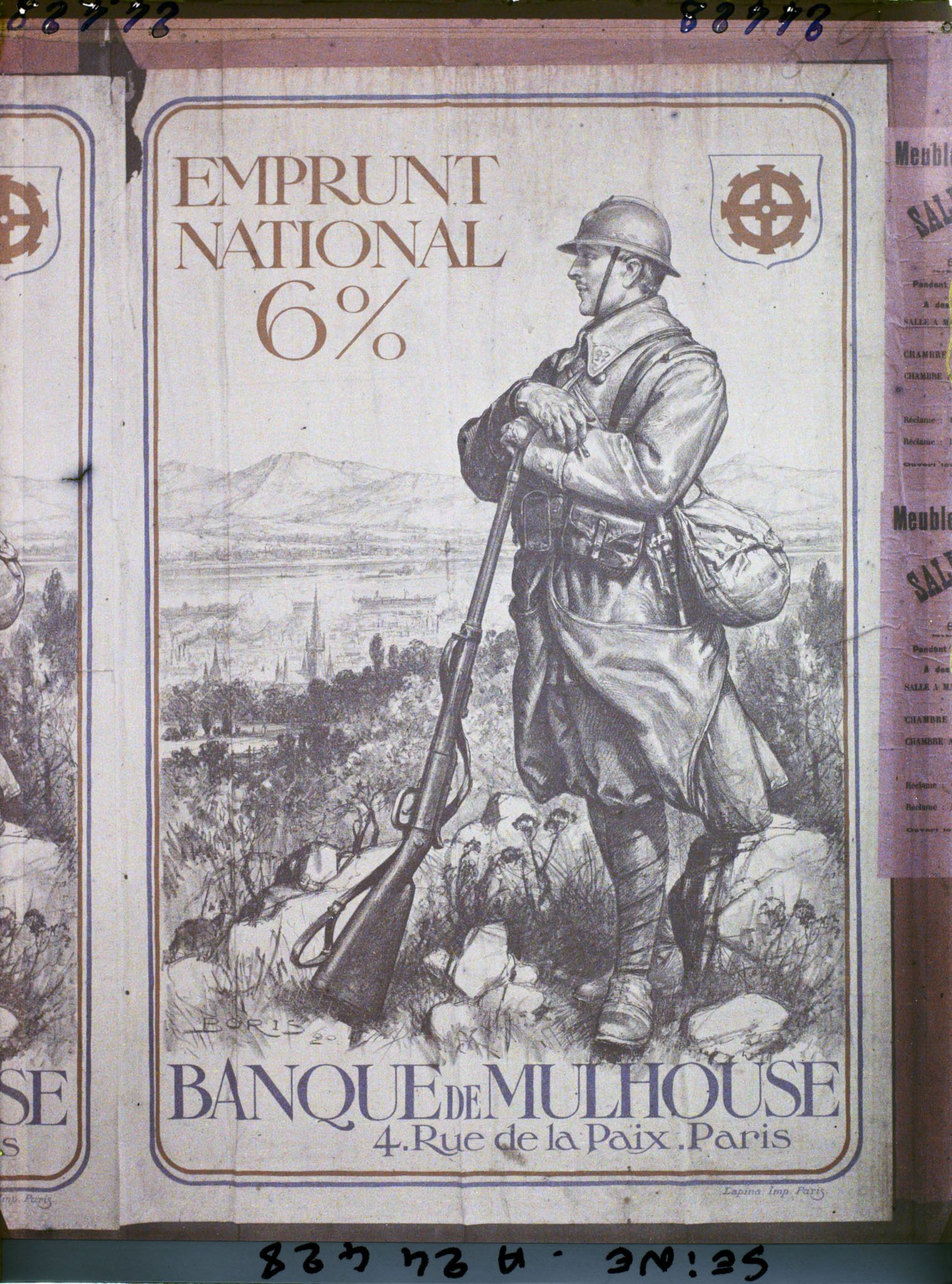 Image représentant Affiche pour l'emprunt national de 1920, Banque de Mulhouse