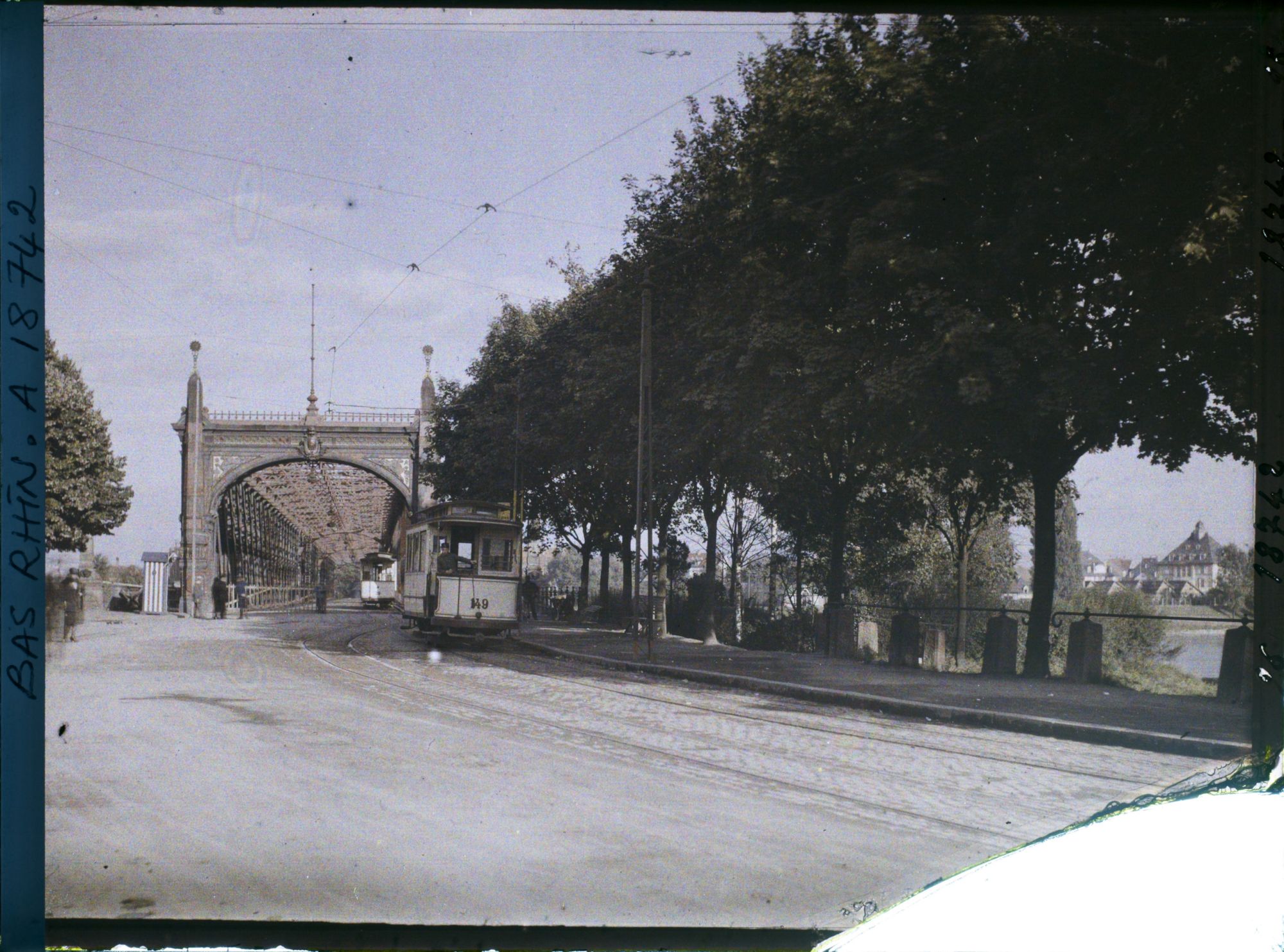 Image représentant Pont de Kehl, L'enfilade intérieure du Pont