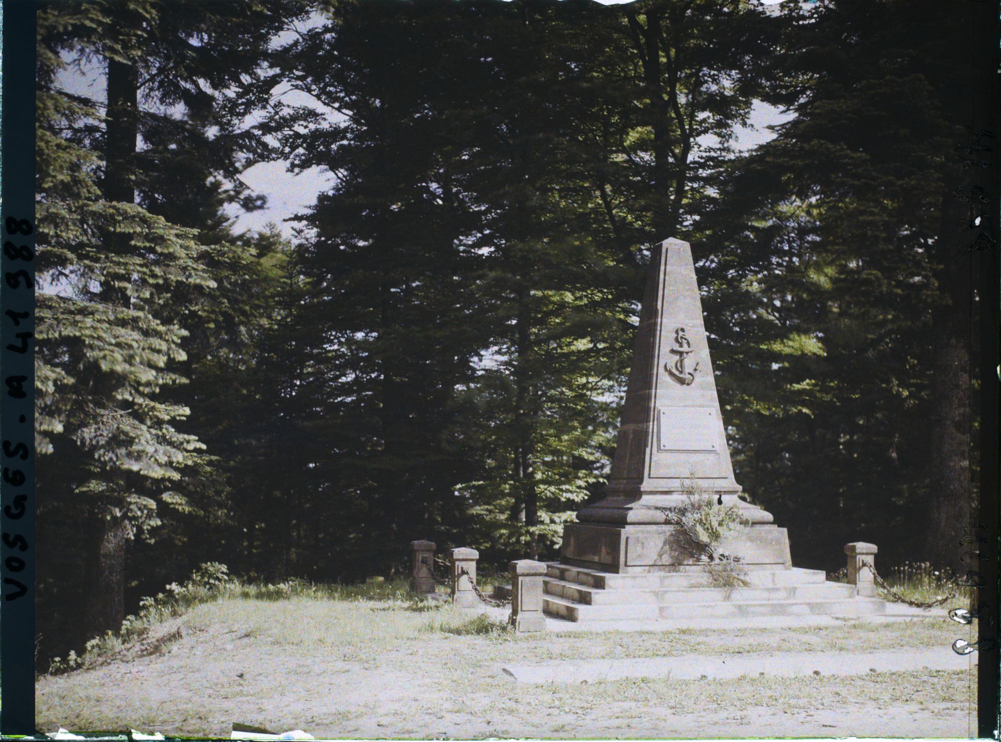 Image représentant France, Col de la Chipotte, Mont à la 2e Brigde Coloniale (5e et 6e Régt) Août Sept 1914