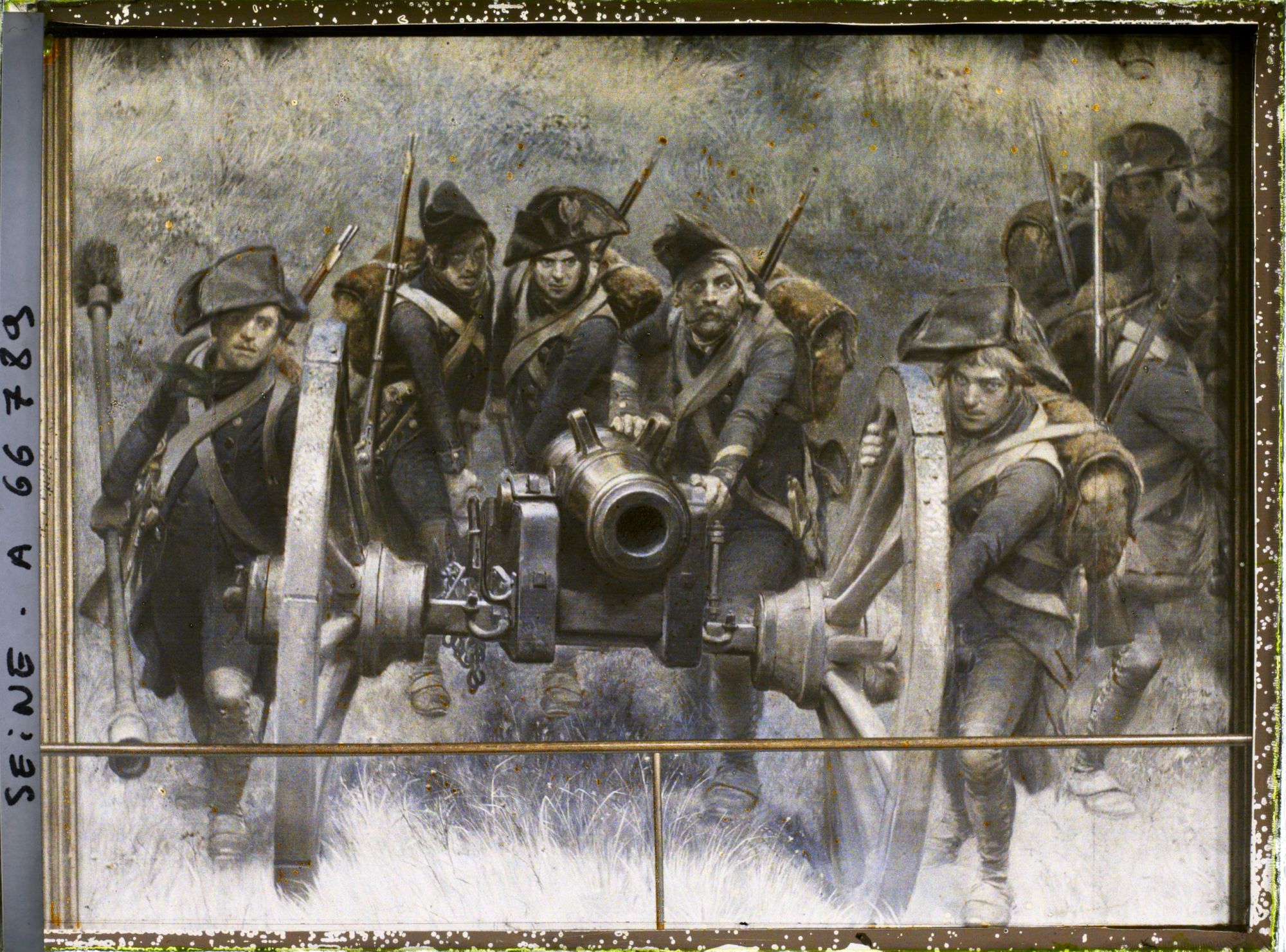 Image représentant Détail du Chant du départ d'Edouard Detaille, salle Bugeaud, rebaptisée salle Detaille, hôtel des Invalides