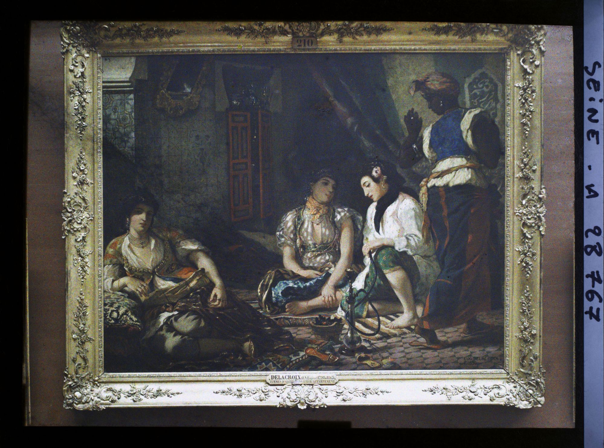 Image représentant Femmes d'Alger dans leur appartement, Eugène Delacroix, musée du Louvre