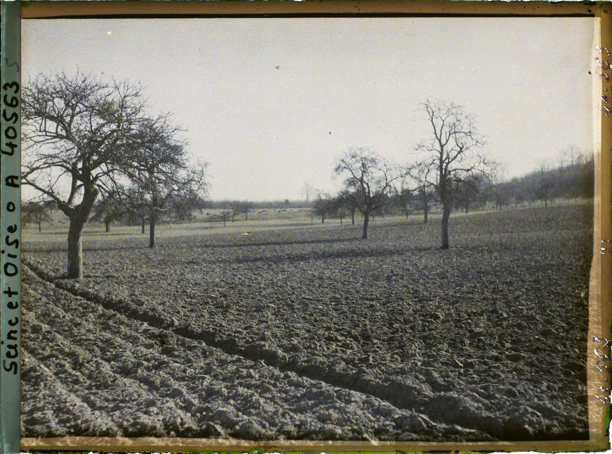 Image représentant France, Les Clayes, Champs labouré