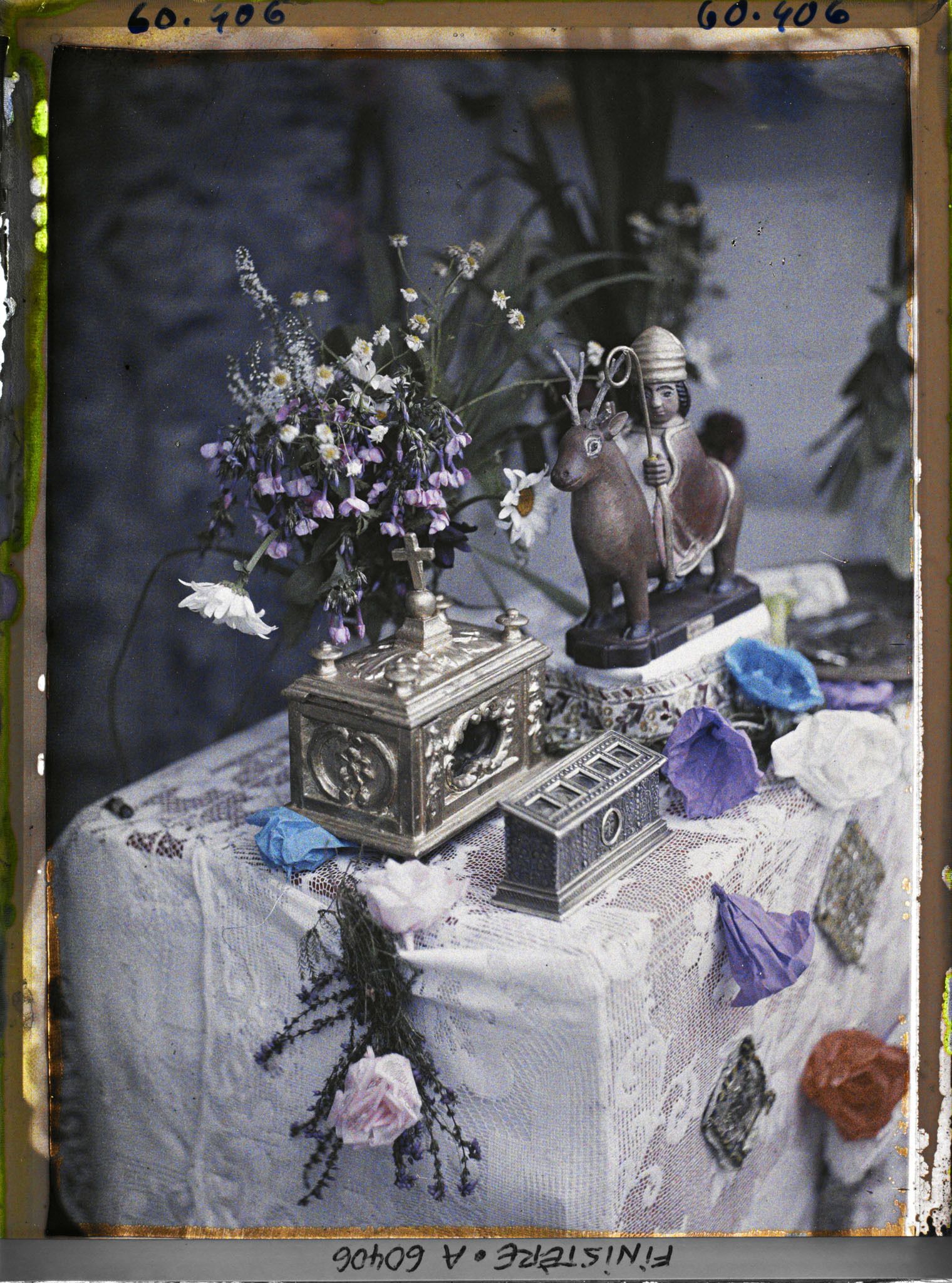 Image représentant Le reposoir de saint Théleau sur le parcours de la Grande Troménie