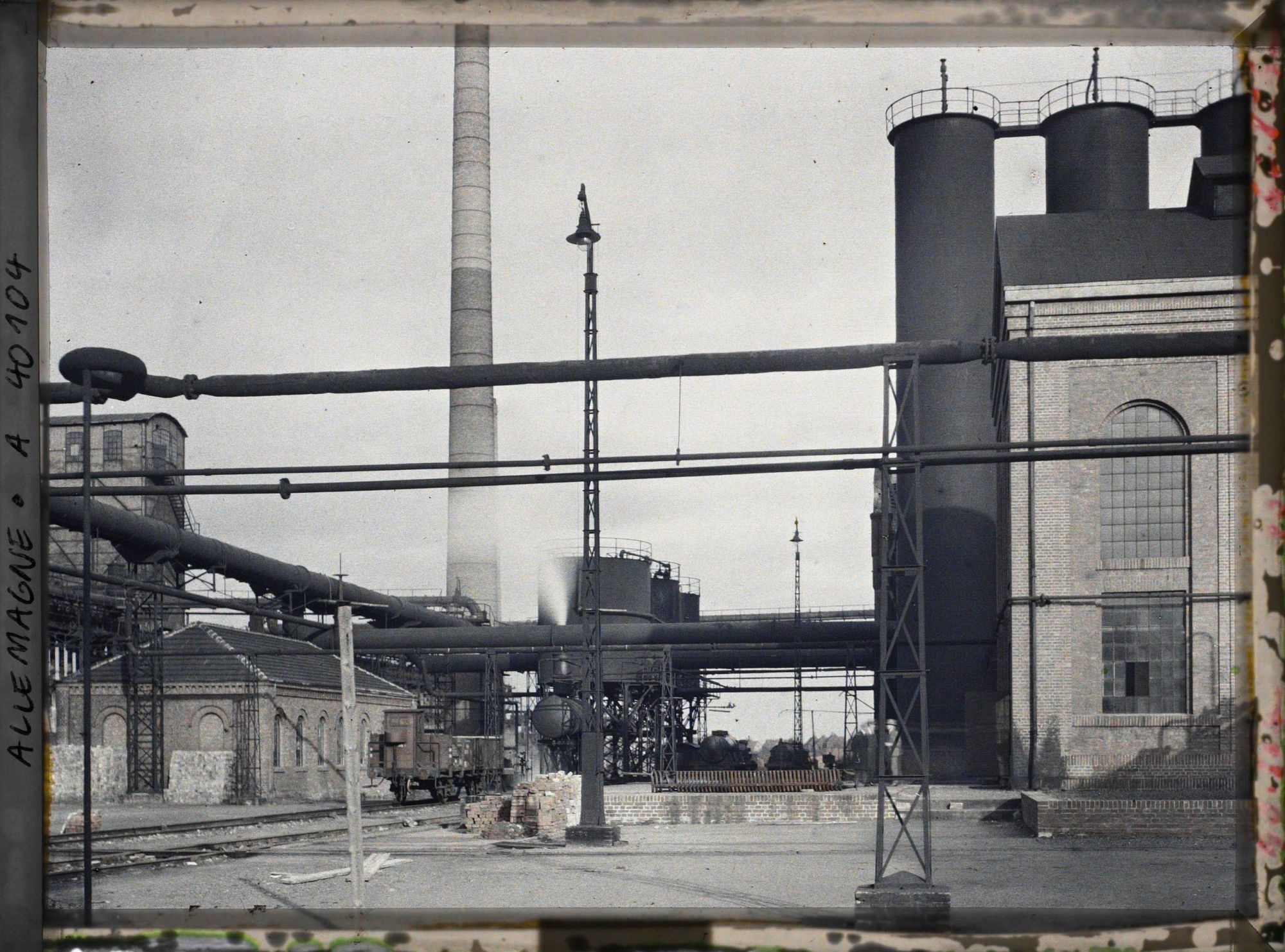 Image représentant Prusse, Ickern Vicktor, Une vue de l'usine atelier à Benzol
