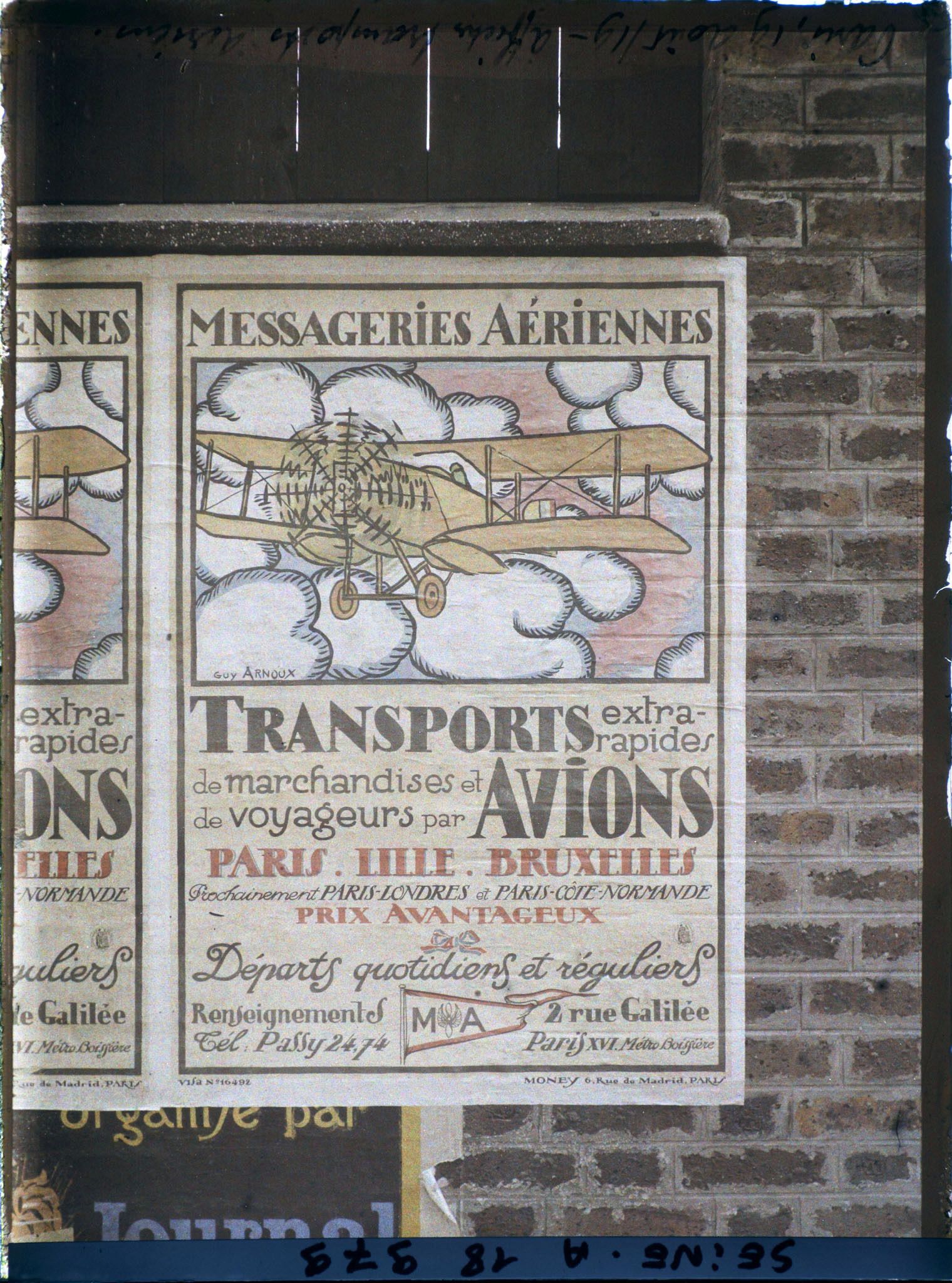 Image représentant Affiche de la compagnie des Messageries Aériennes