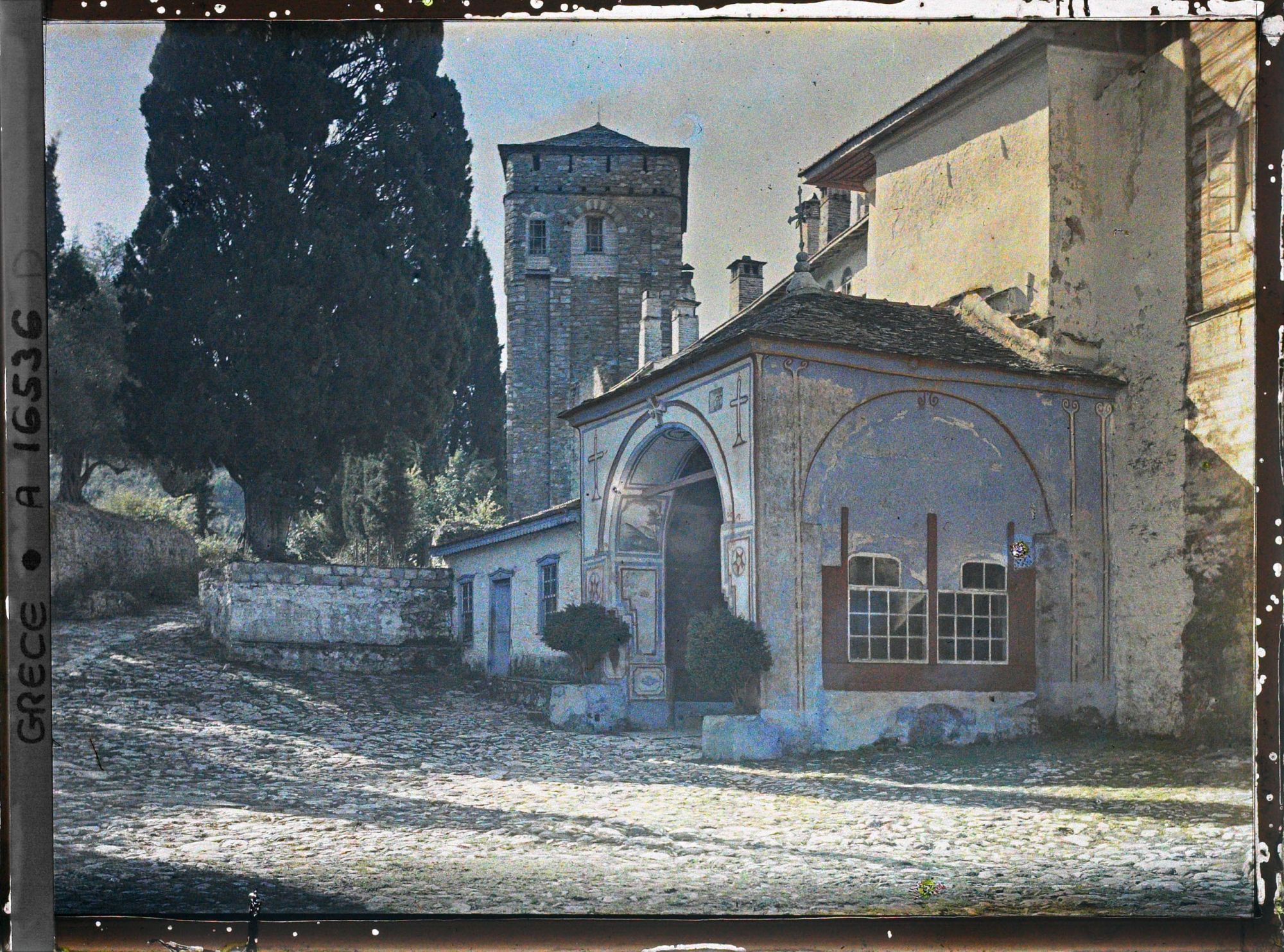 Image représentant Turquie, Hilendar, Entrée du Monastère