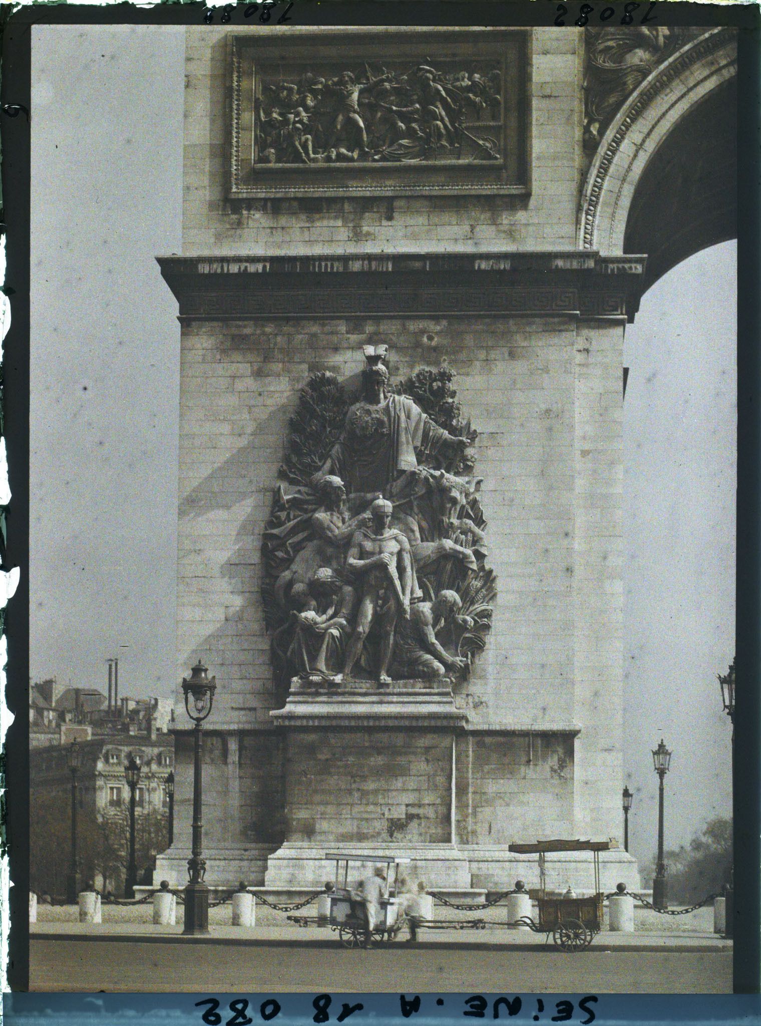 Image représentant Bas-relief gauche du côté sud de l'arc de Triomphe place de l'Etoile