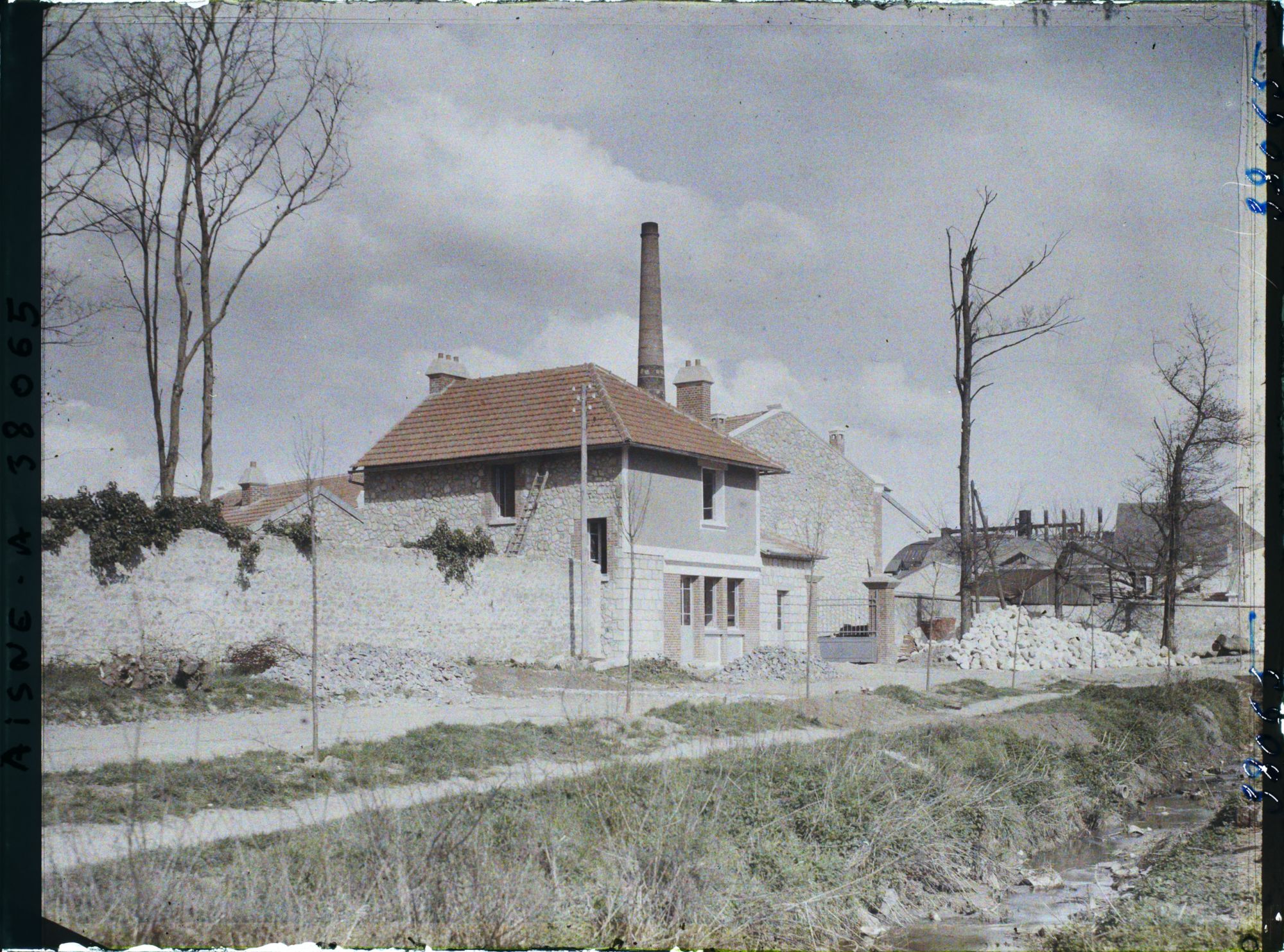 Image représentant France, Braine, Usine reconstruite