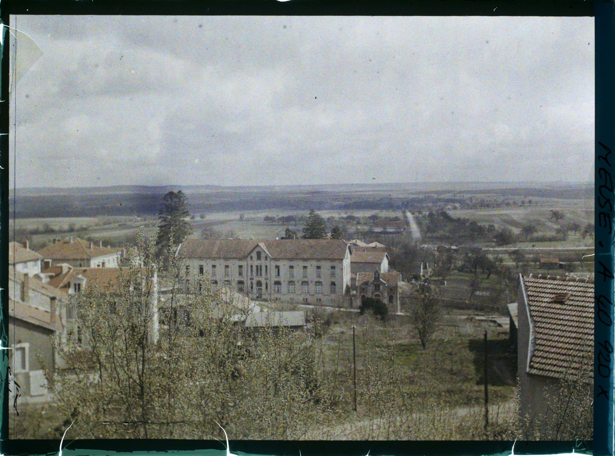 Image représentant France, Clermont en Argonne, Vue Coté Est, au fond, Vraincourt