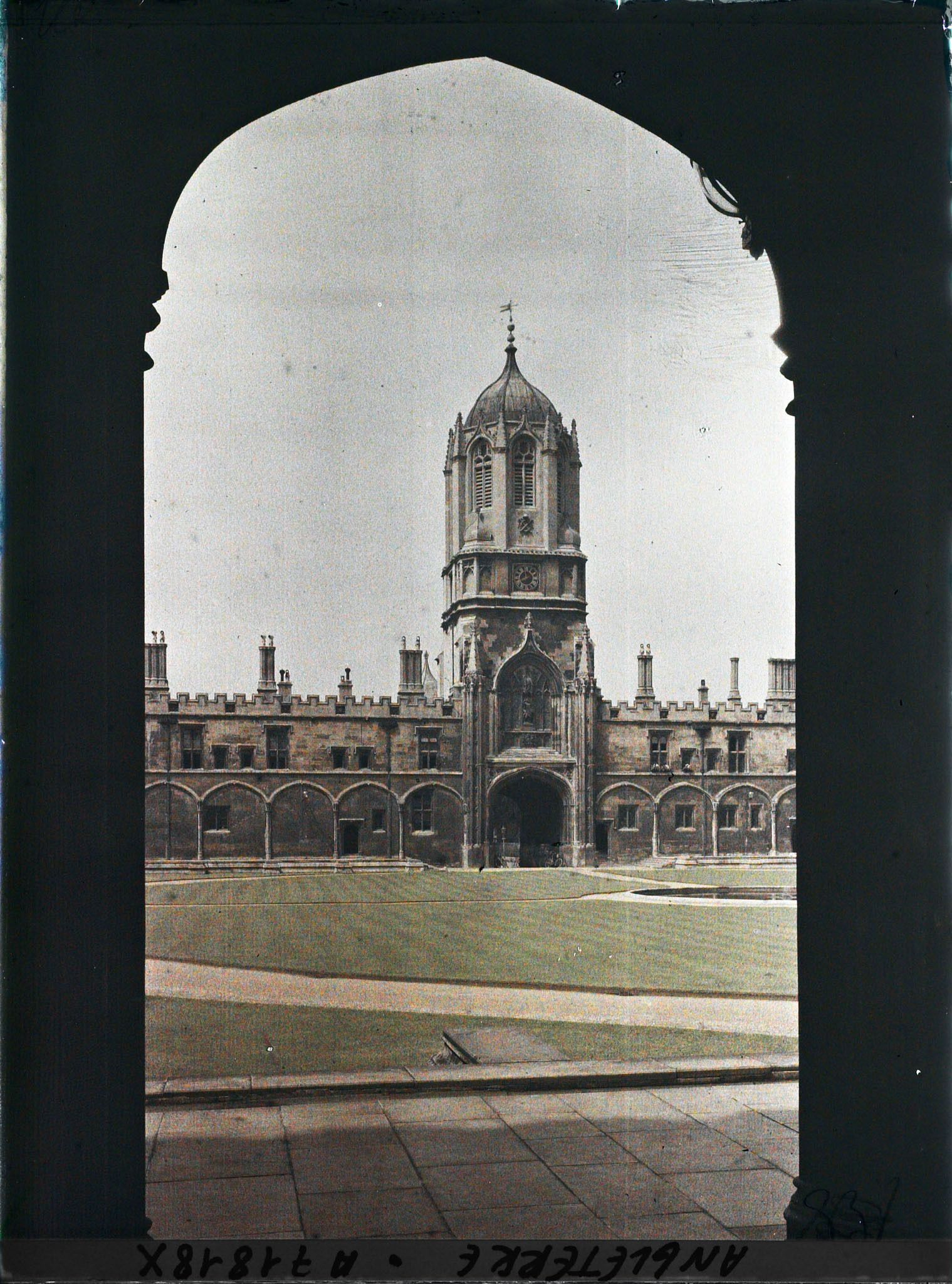 Image représentant Vue de la cour de Christ Church College