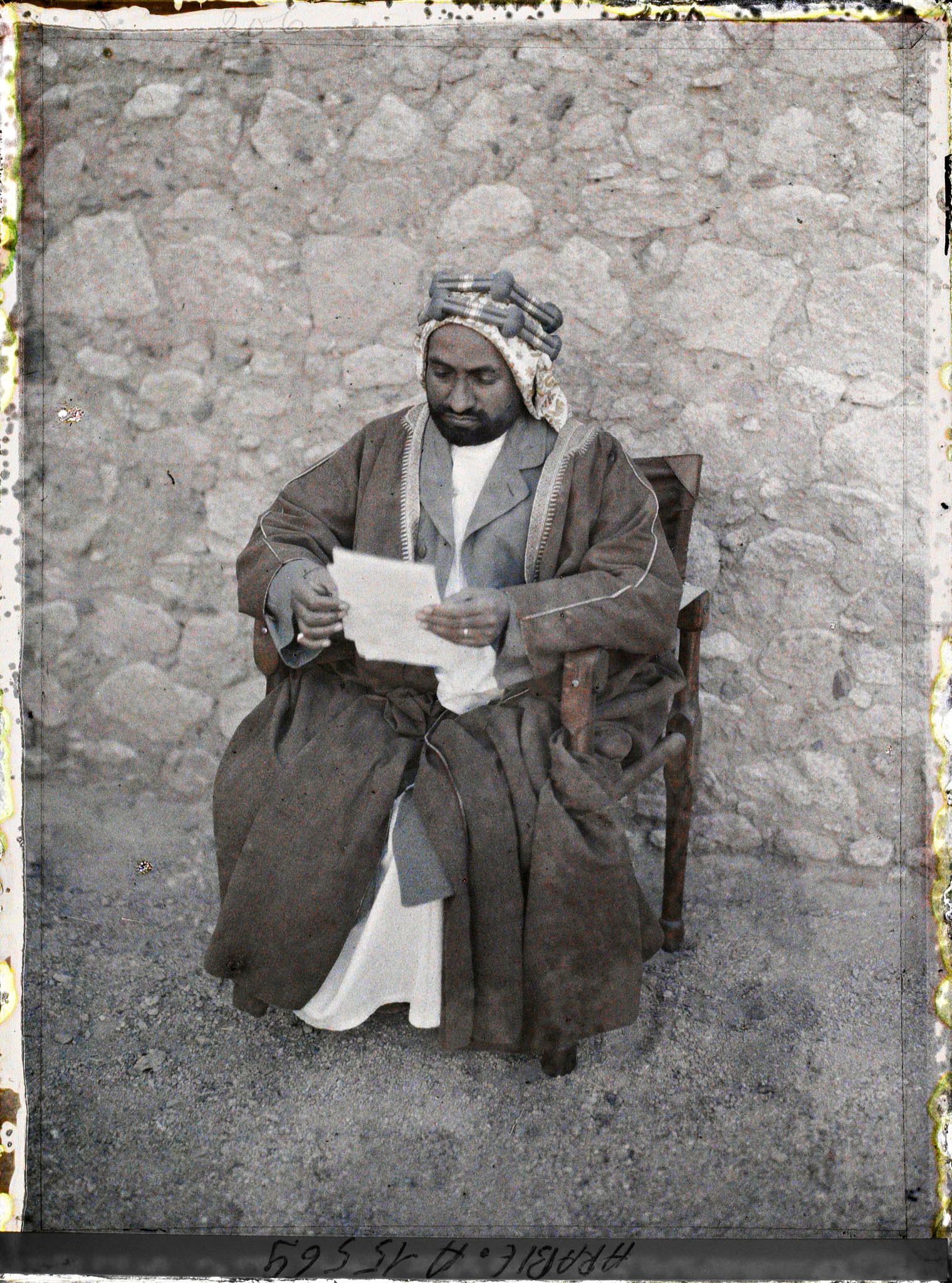 Image représentant Le cheikh Yusuf, des forces arabes du royaume du Hedjaz