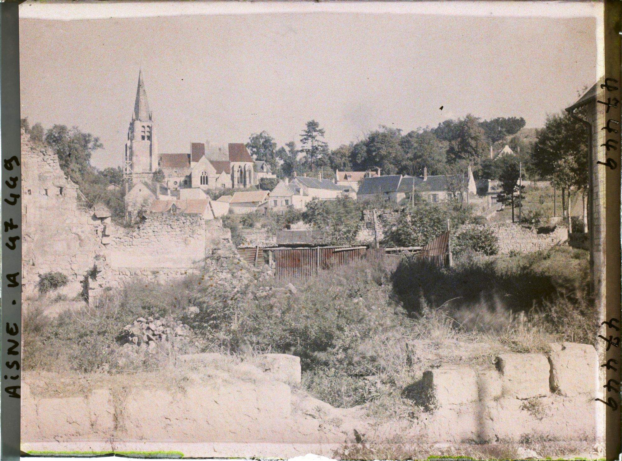 Image représentant France, Bucy-le-Long, Vue Gle vers l'Eglise