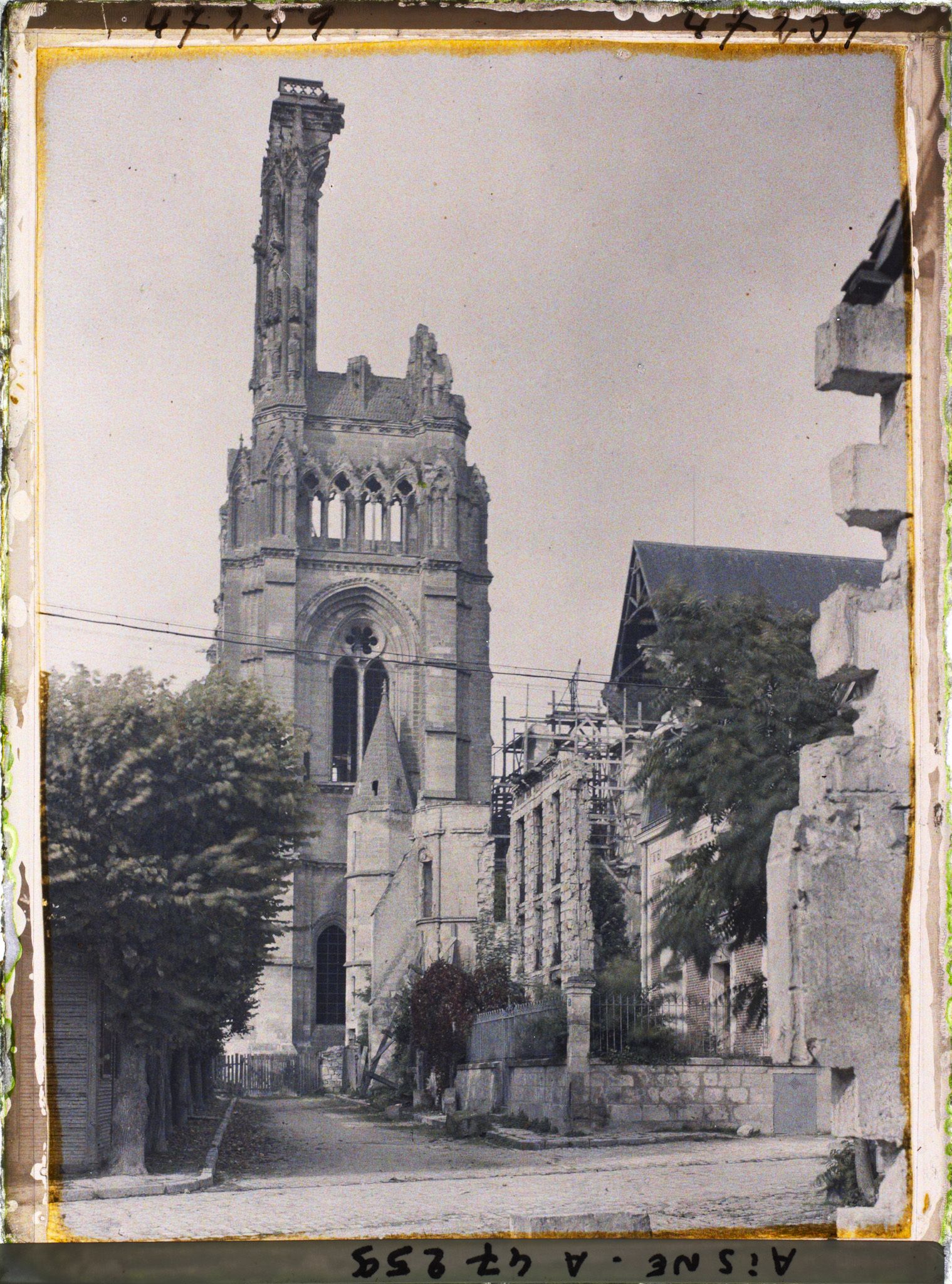 Image représentant France, Soissons, Tour Sud de la Cathédrale