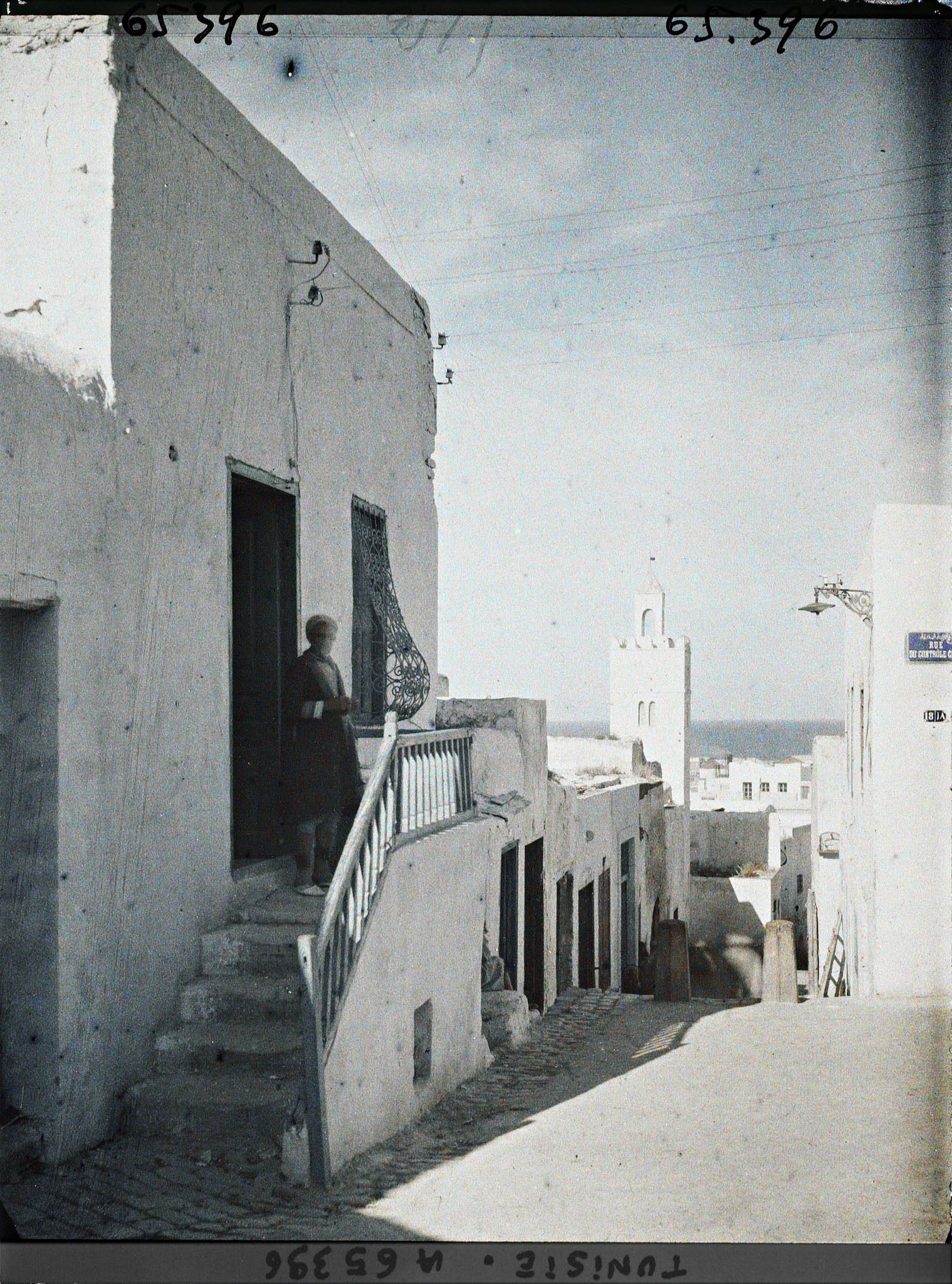 Image représentant La rue Souk-el-Caïd dans la médina
