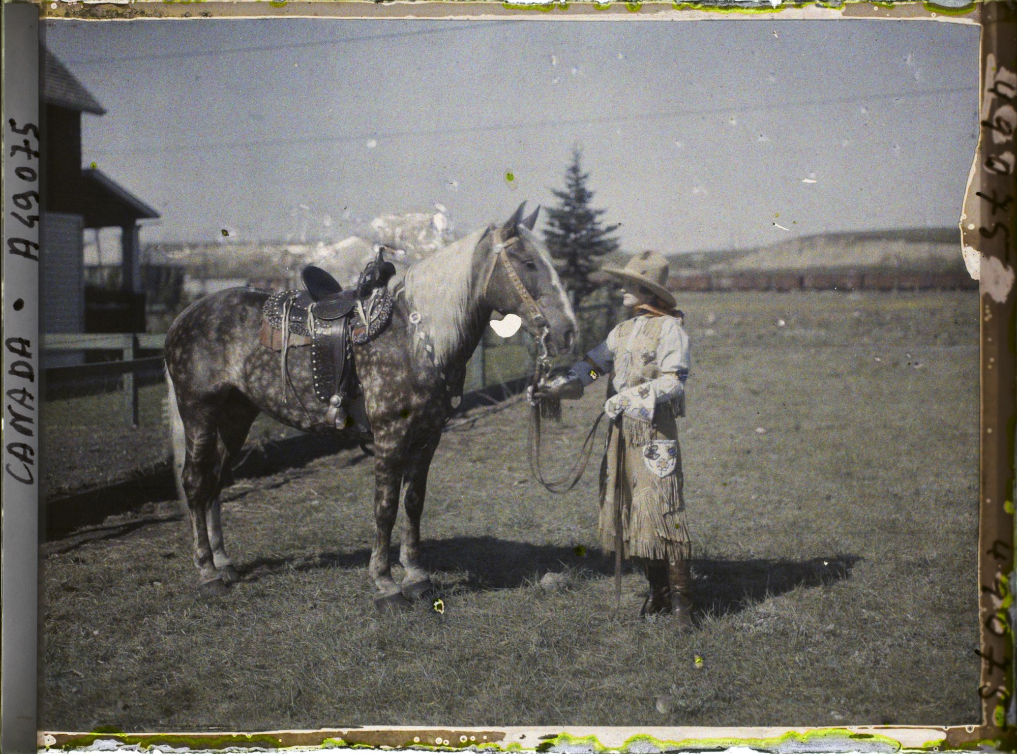 Image représentant Canada, Calgary, Cowgirl avec son cheval