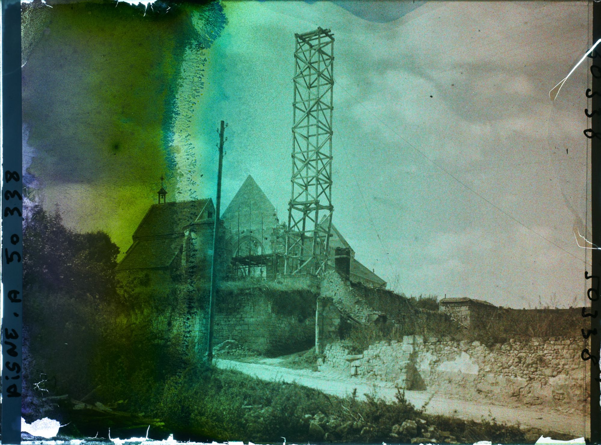 Image représentant France, Vieil-Arcy, Eglise en reconstruction