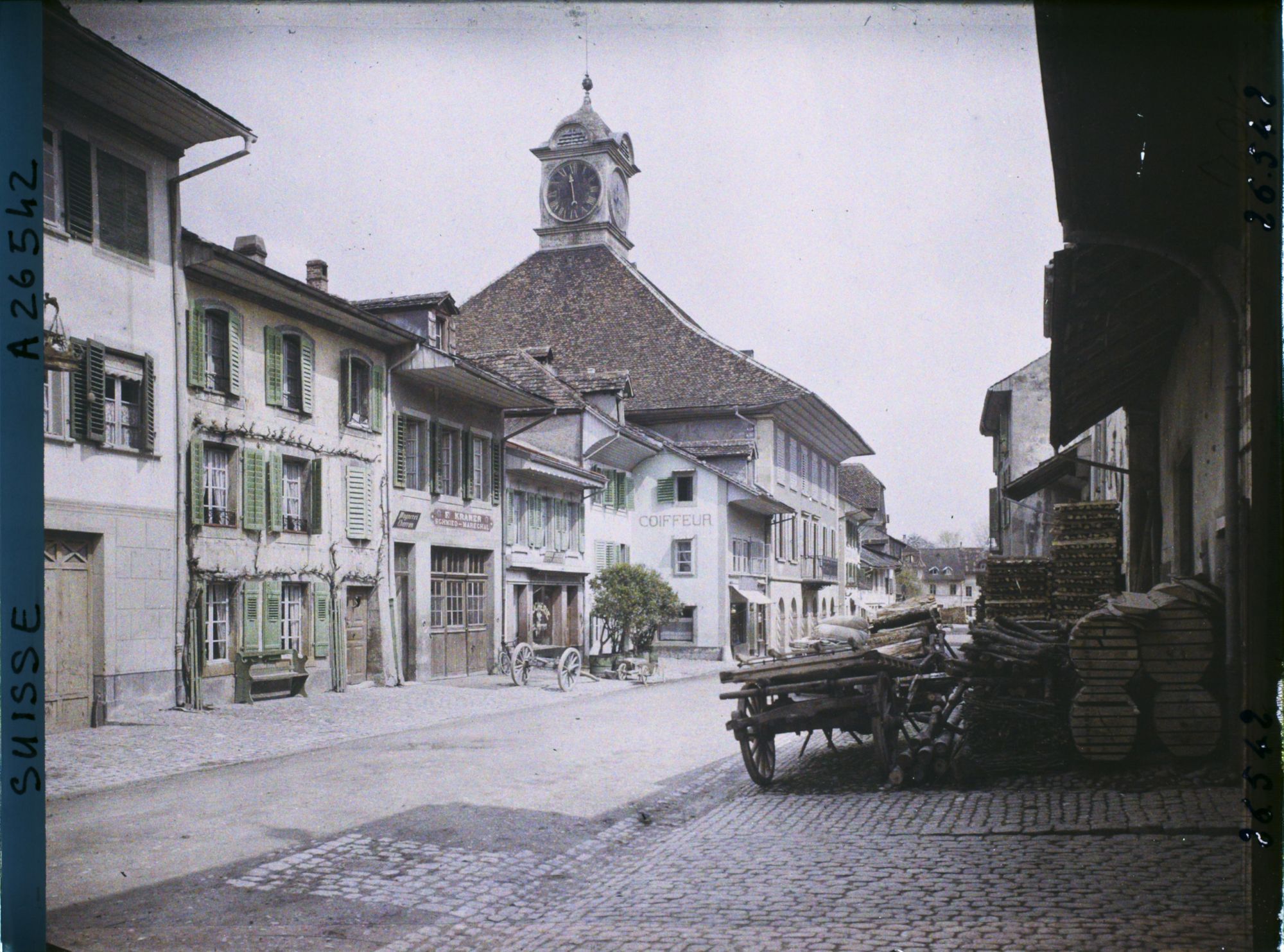 Image représentant La Rathausgasse et le Rathaus (Hôtel de Ville)