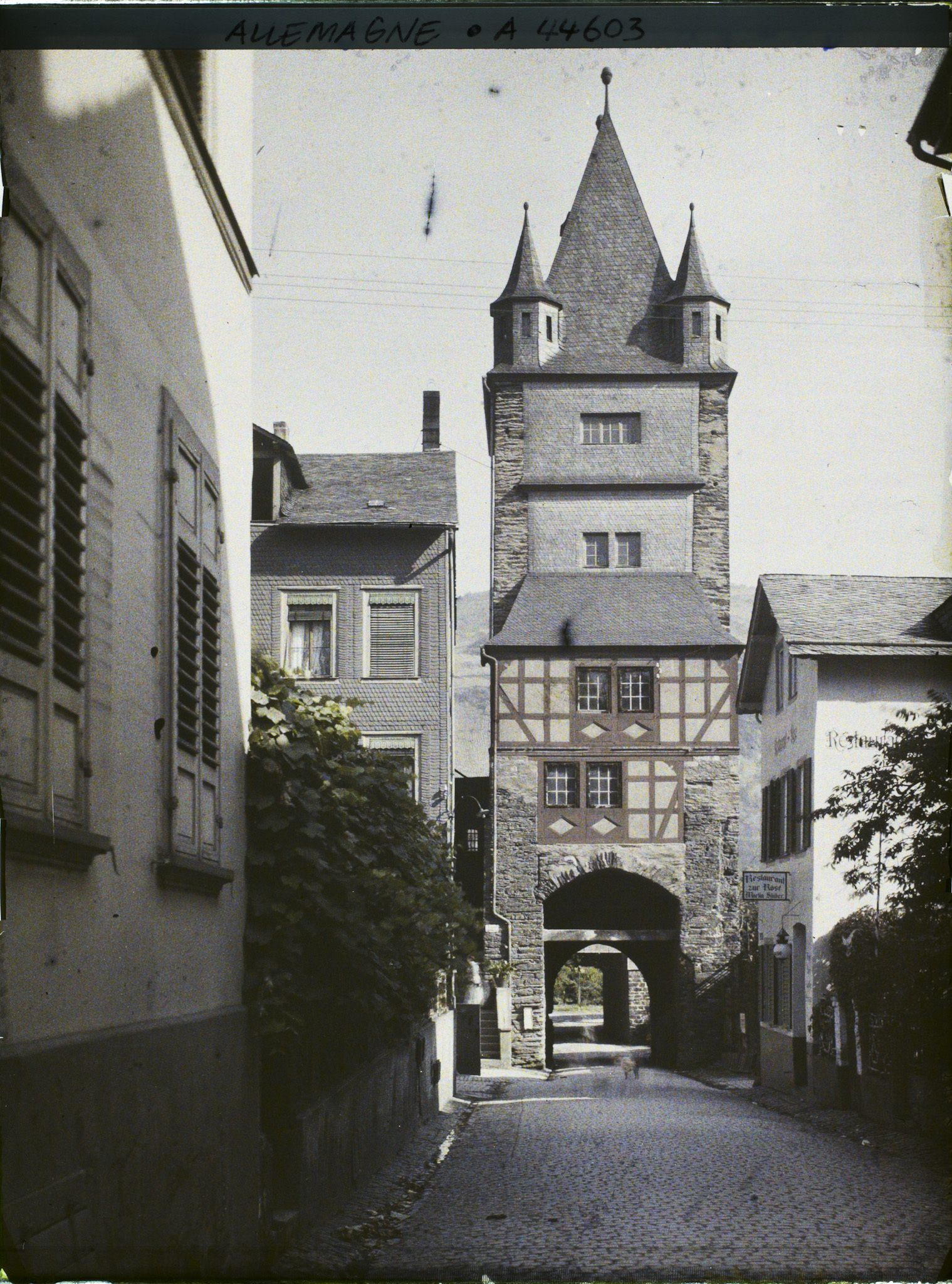 Image représentant Allemagne, Bacharach, Tour du Moyen âge, aspect du Côté de la Ville