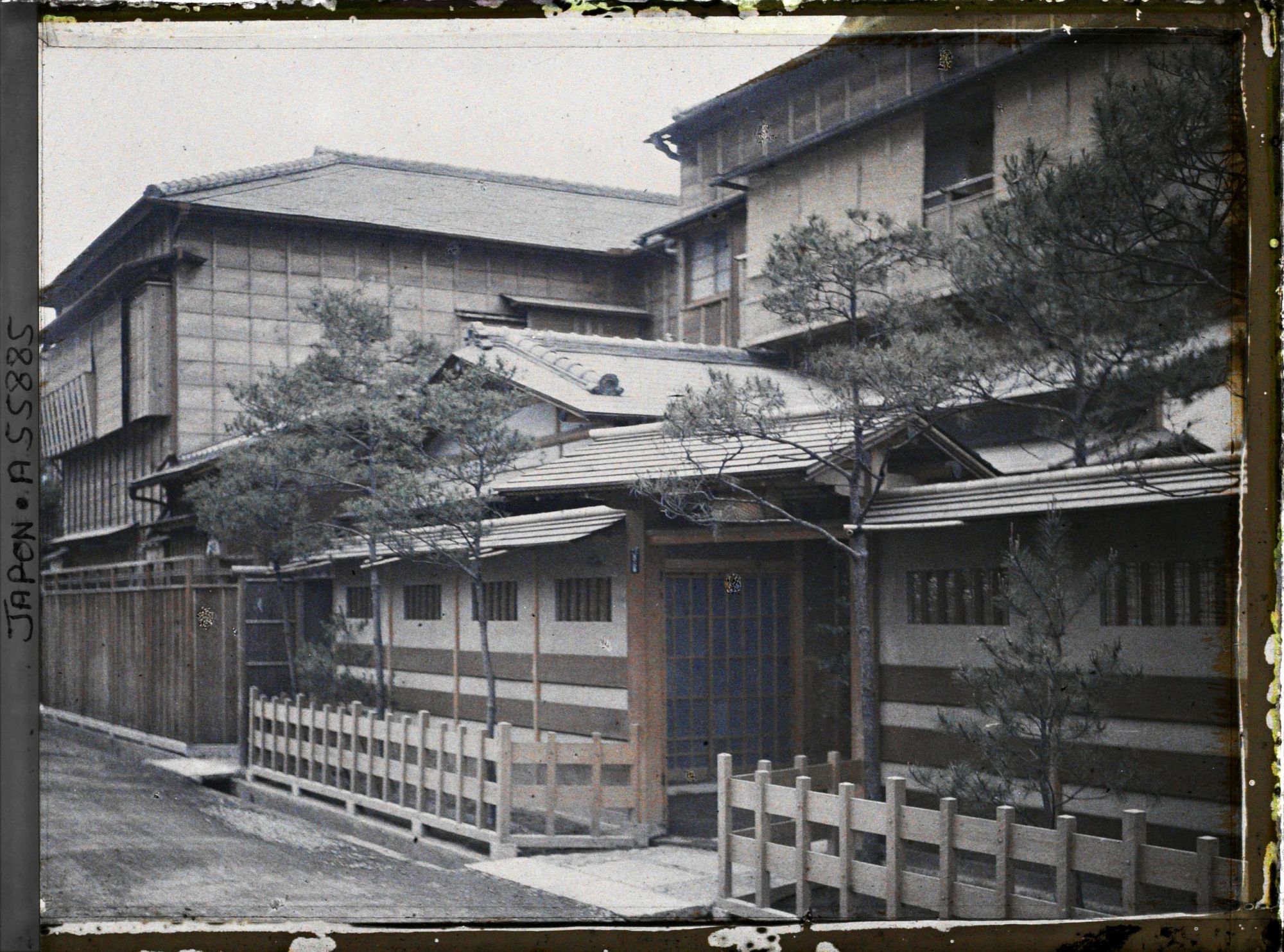 Image représentant Maisons de thé d'un quartier spécialisé (Asakusa ?)