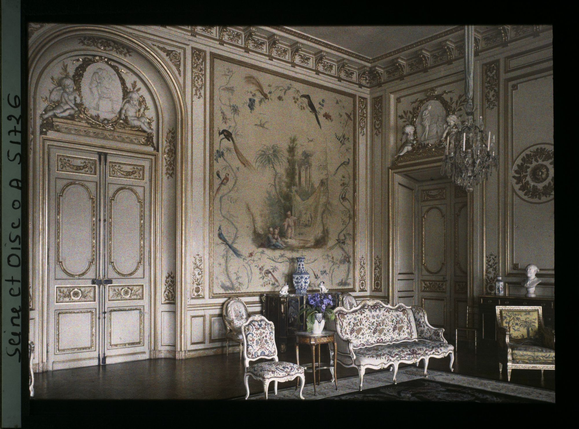 Image représentant Le salon du château de Voisins